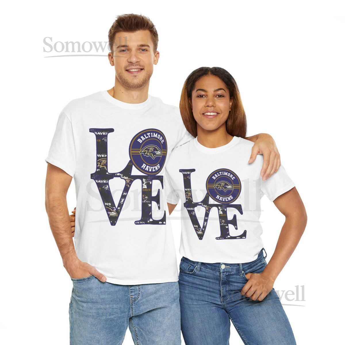 Baltimore Ravens Tee Unisex Cotton Football Fan Shirt_158