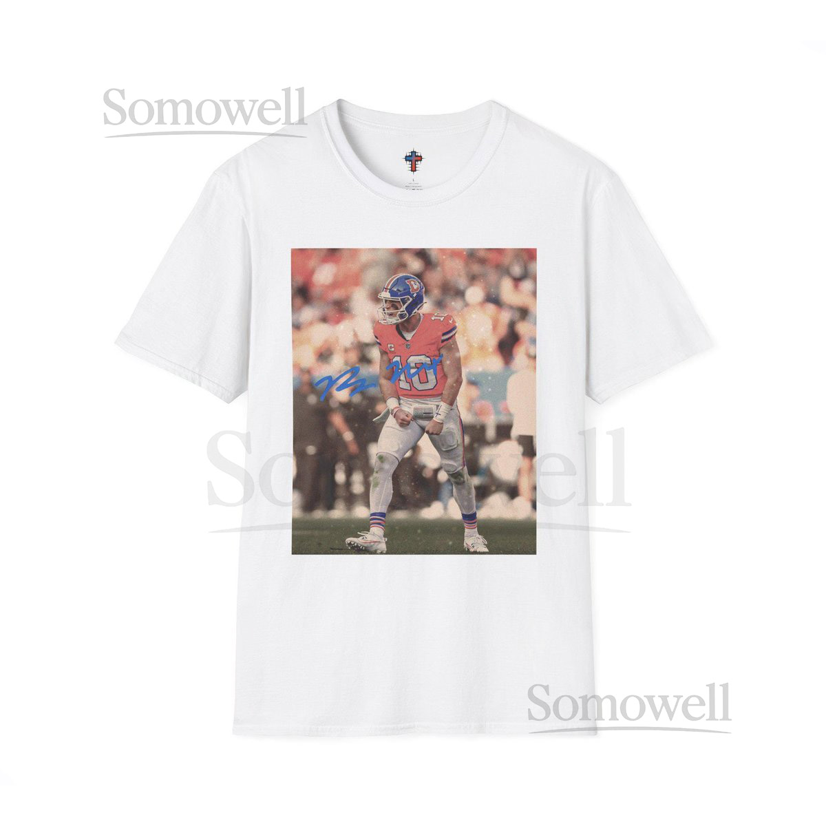 Bo Nix Denver Broncos T-Shirt Vintage Sports Graphic Tee_25