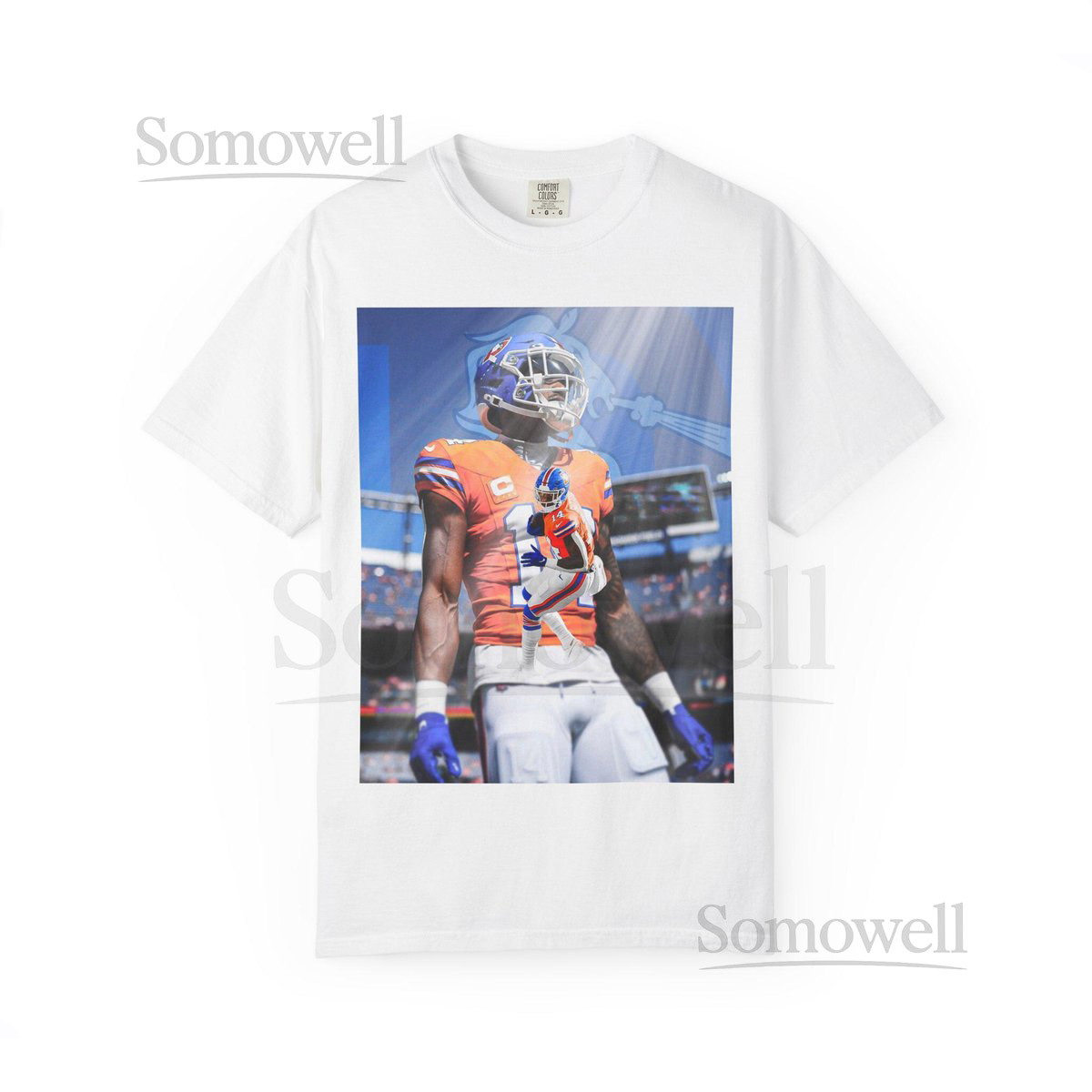 Courtland Sutton Denver Broncos T-Shirt Vibrant Unisex Sports Fan Tee_80