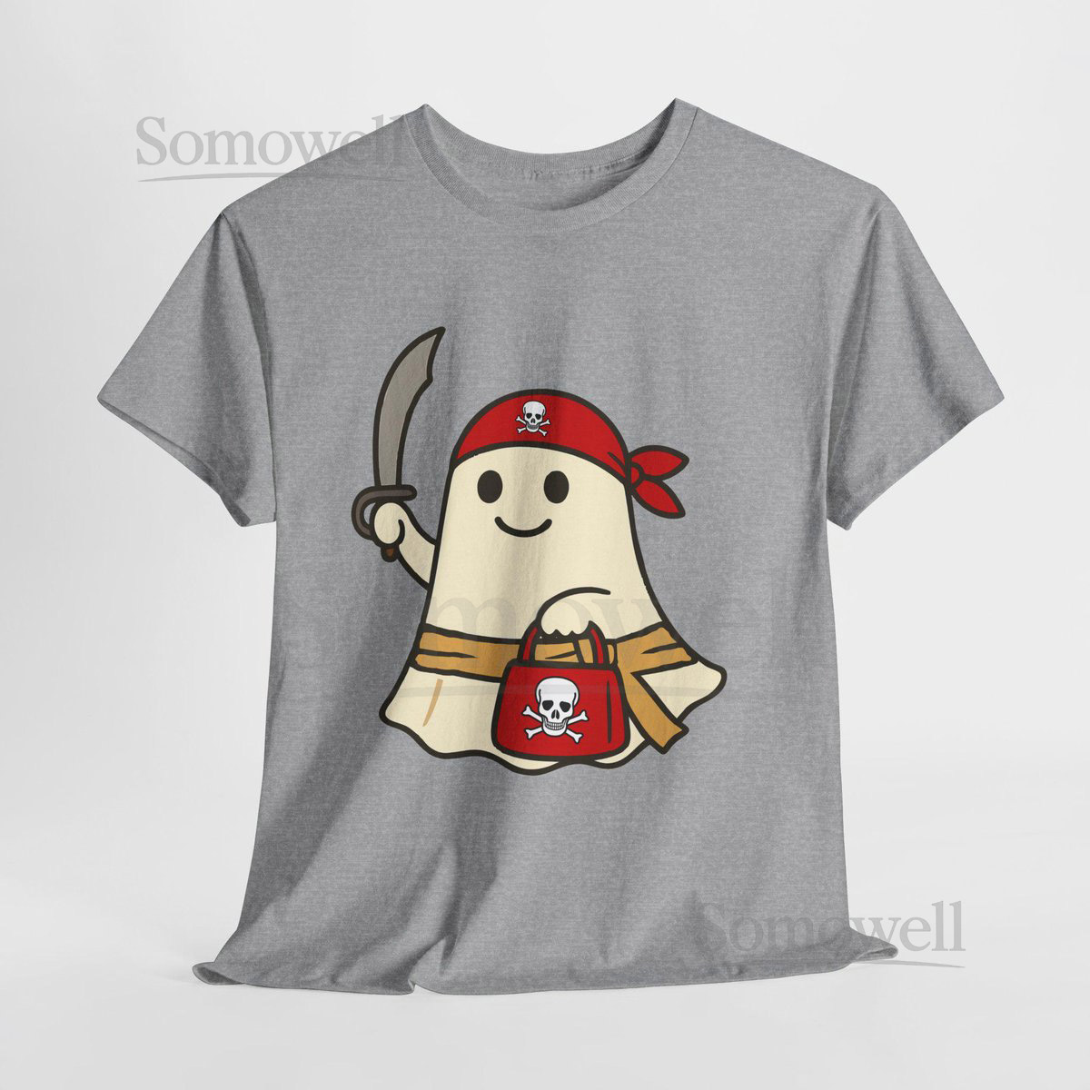 Halloween Ghost T-Shirt Tampa Bay football shirt Tampa Bay Game Day Red and Pewter Football shirt Tampa Bay Fan Shirt_521