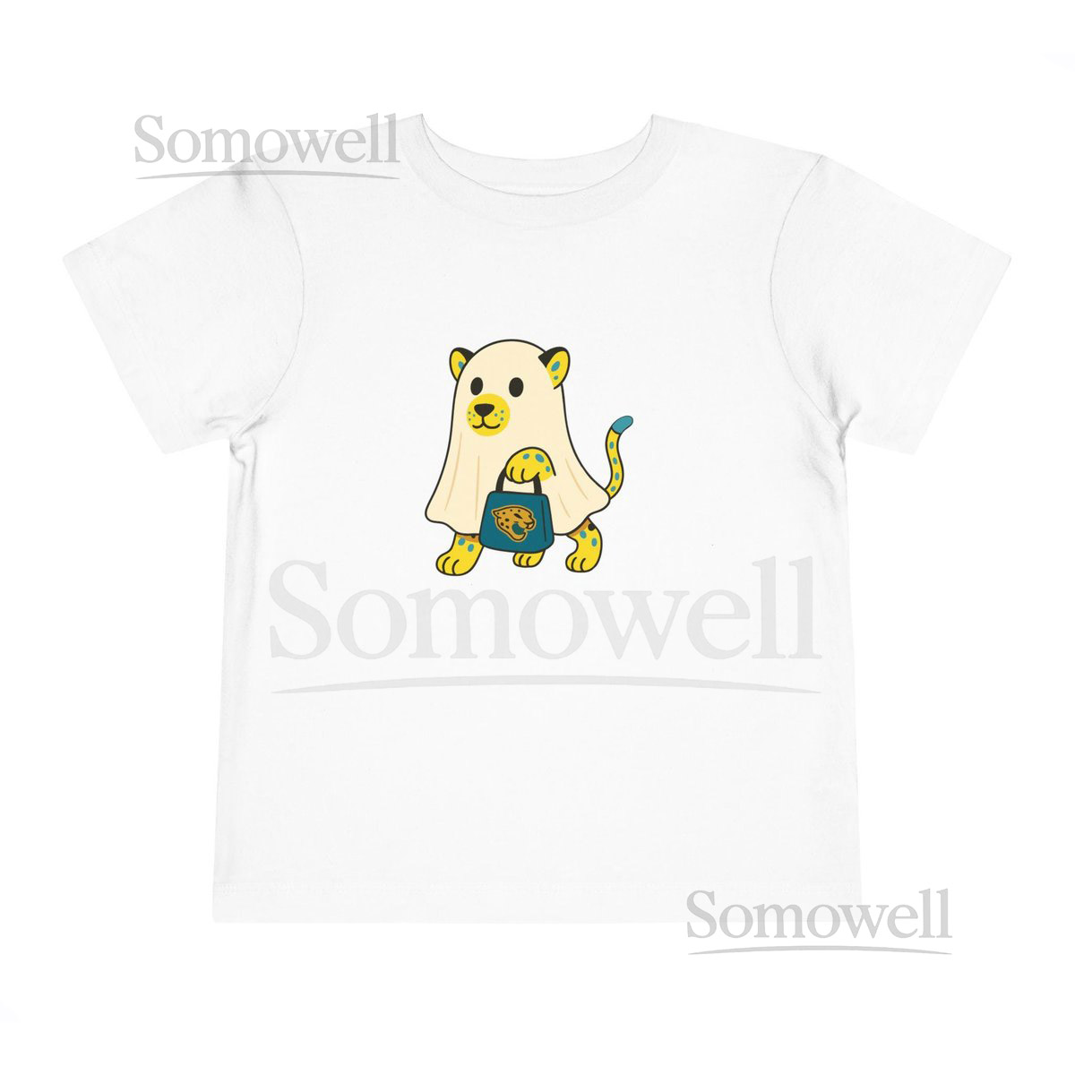 Halloween Ghost TShirt Jacksonville football shirt for Toddlers Jacksonville Game Day Teal Black Football shirt Jacksonville Fan_199