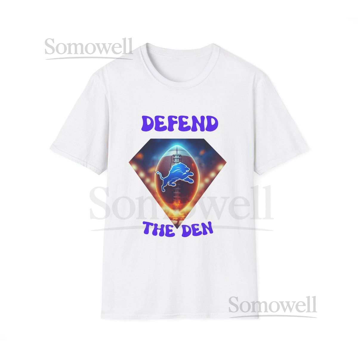 Detroit Lions T-Shirt Unisex Softstyle Tee for Football Fans_306