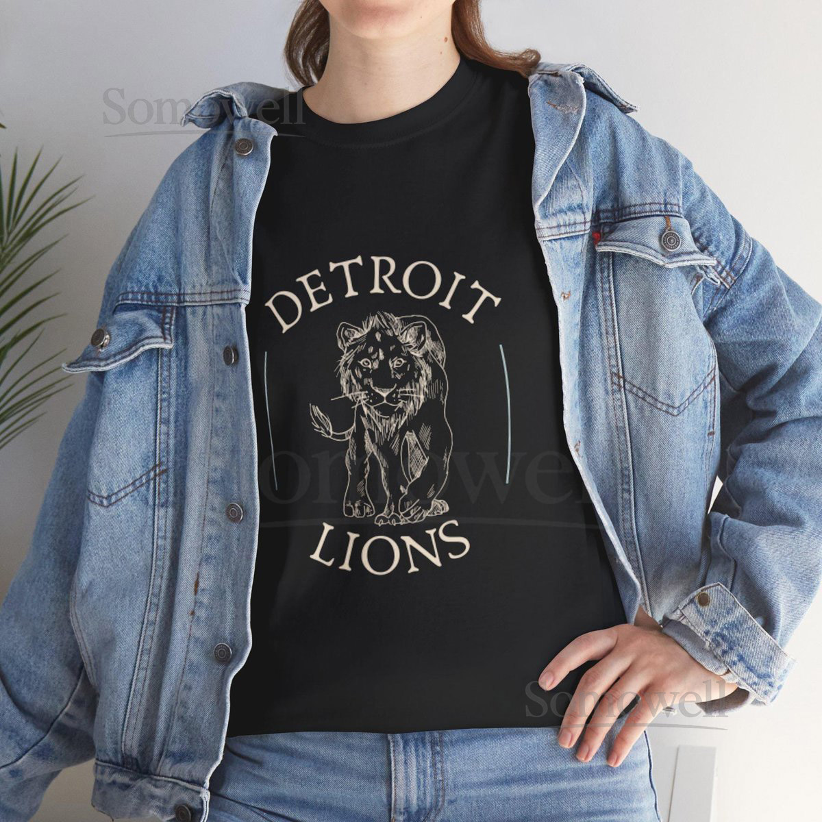 Detroit Lions Heavy Cotton Tee Game Day Unisex Shirt_184