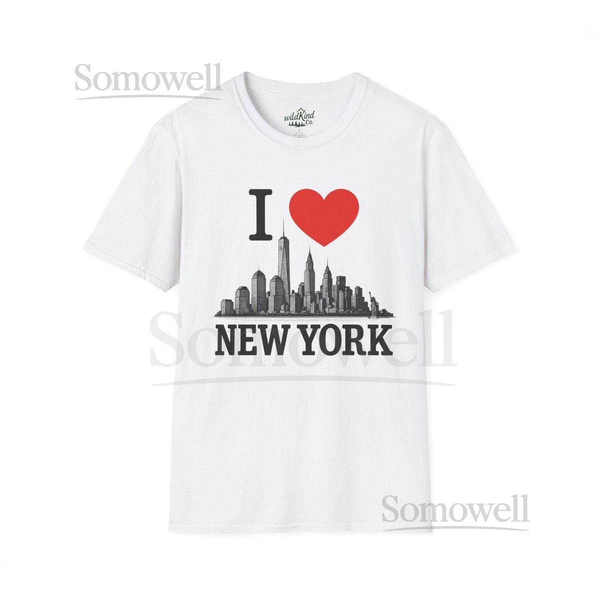 I Love New York Skyline Tee Unisex Graphic T-Shirt_530