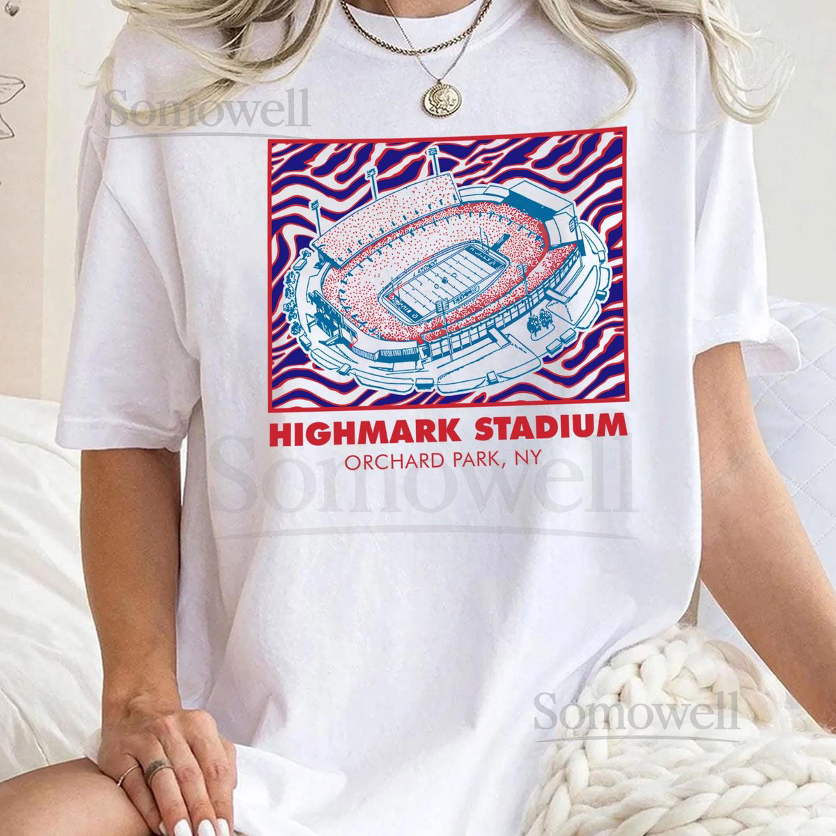 Highmark Stadium Shirt Buffalo Football Shirts Sports Fan T Shirt Go Bills Shirt Football Shirt Josh Allen Red Blue Football Tee_673