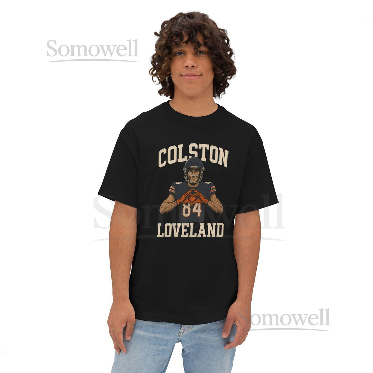 Colston Loveland Tee Chicago Bears Retro Streetwear Shirt_573