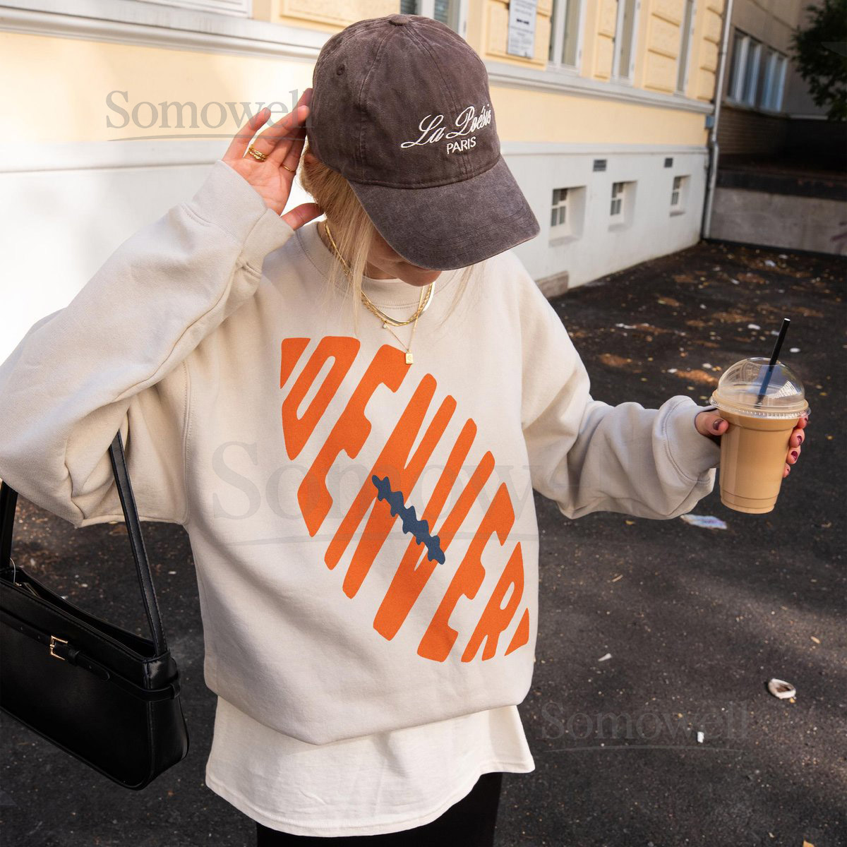 Retro Denver Football Sweatshirt Colorado Fan Crewneck_441