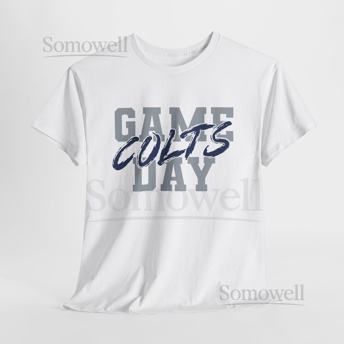 GAME DAY Indianapolis Football Shirt Colts Fan Tee Blue and White Game Day Top Indianapolis Colts Tailgating_153