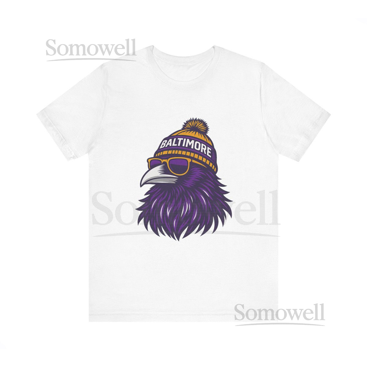 Baltimore Ravens Tee Unisex T-Shirt Raven Bird Shirt Football Fan Gift Short Sleeve Top Sports Apparel_159