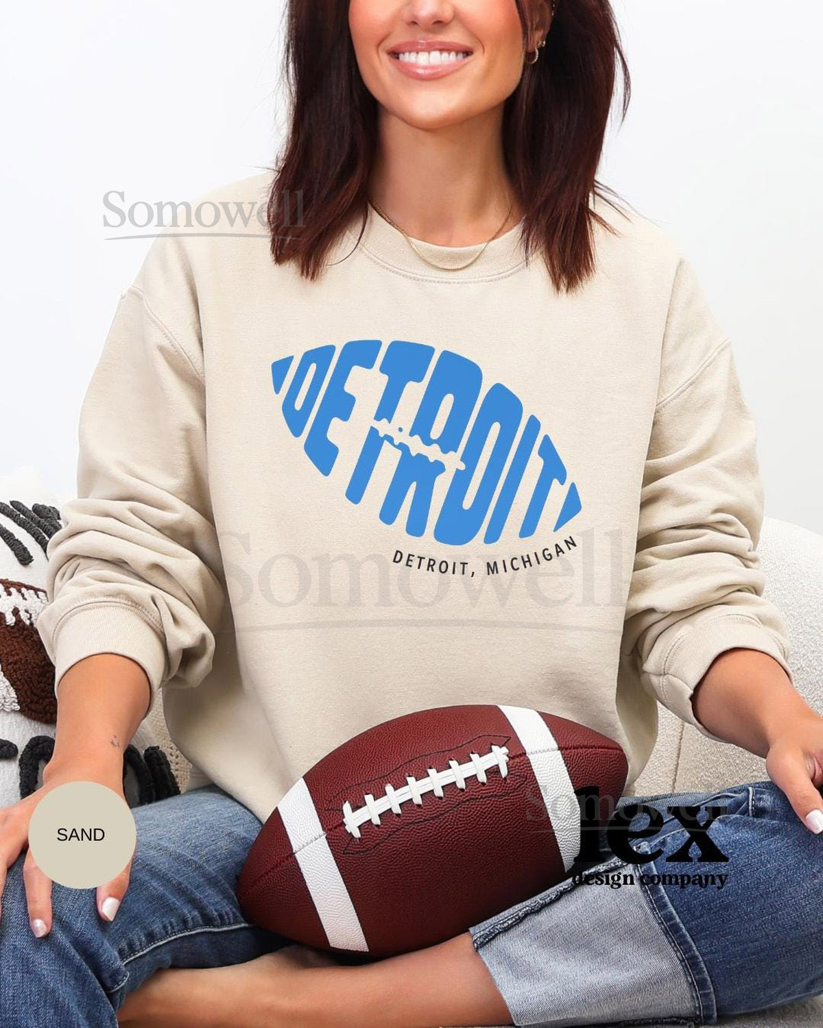 Detroit Lions Football Shirt Vintage Game Day Crewneck_231