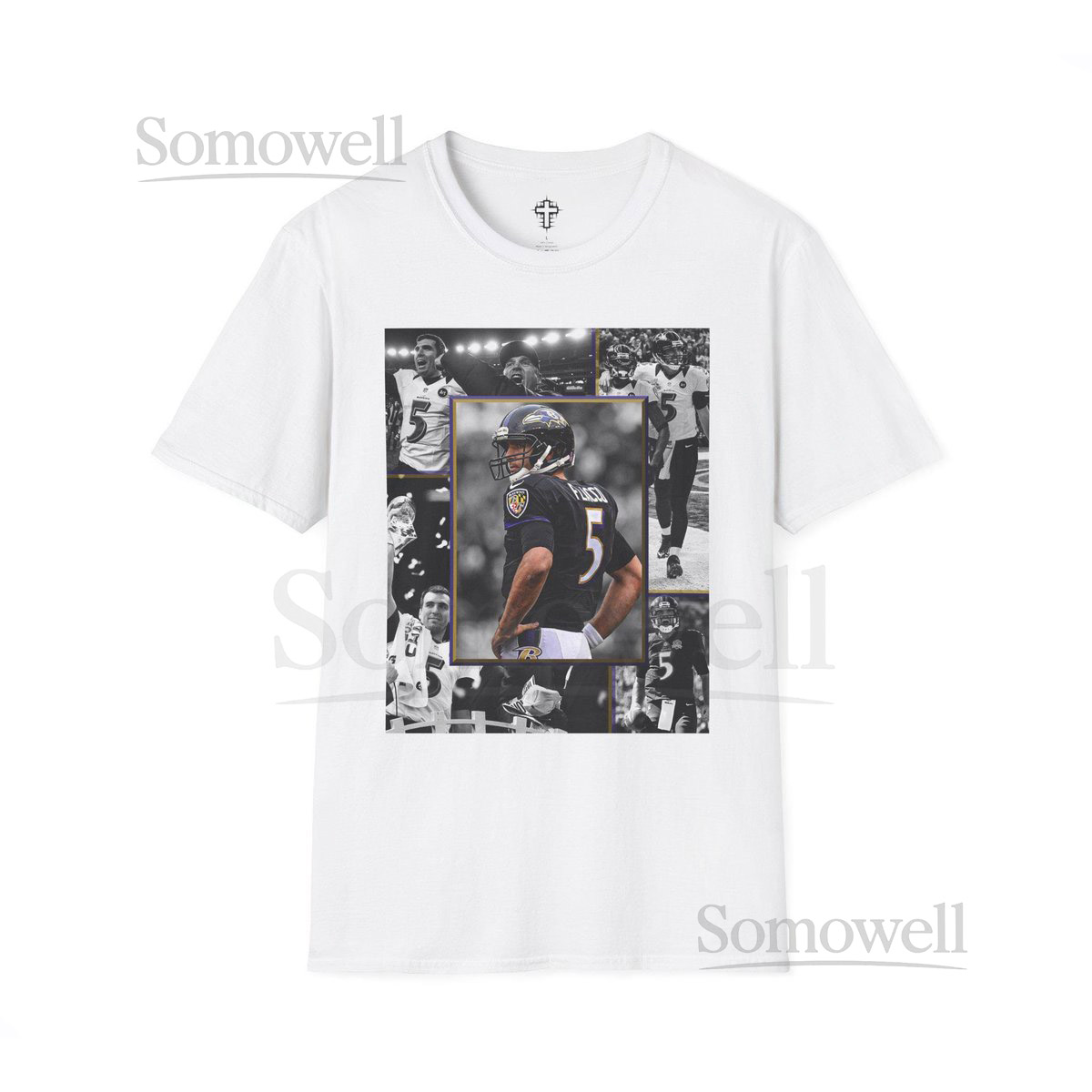 Joe Flacco Baltimore Ravens Graphic T-Shirt Unisex Sports Fan Apparel_711