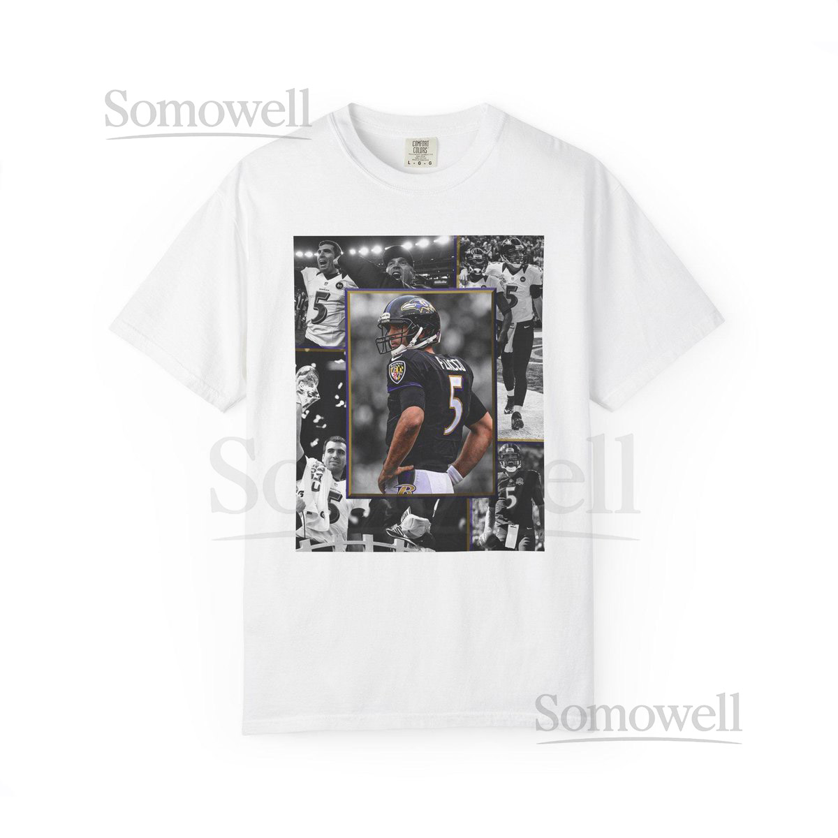 Joe Flacco Baltimore Ravens T-Shirt Unisex Cotton Tee for Game Day_714