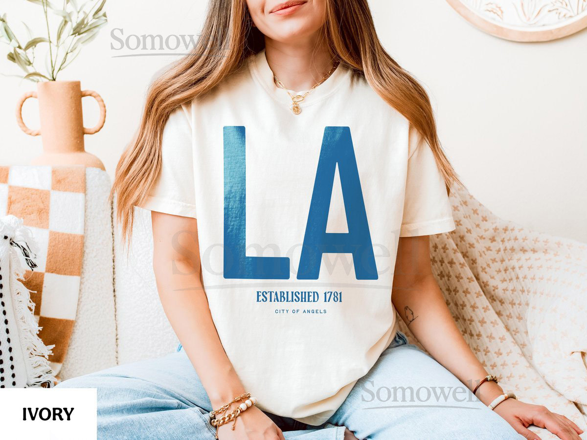 Comfort Colors Los Angeles Unisex T-Shirt LA Shirt_236