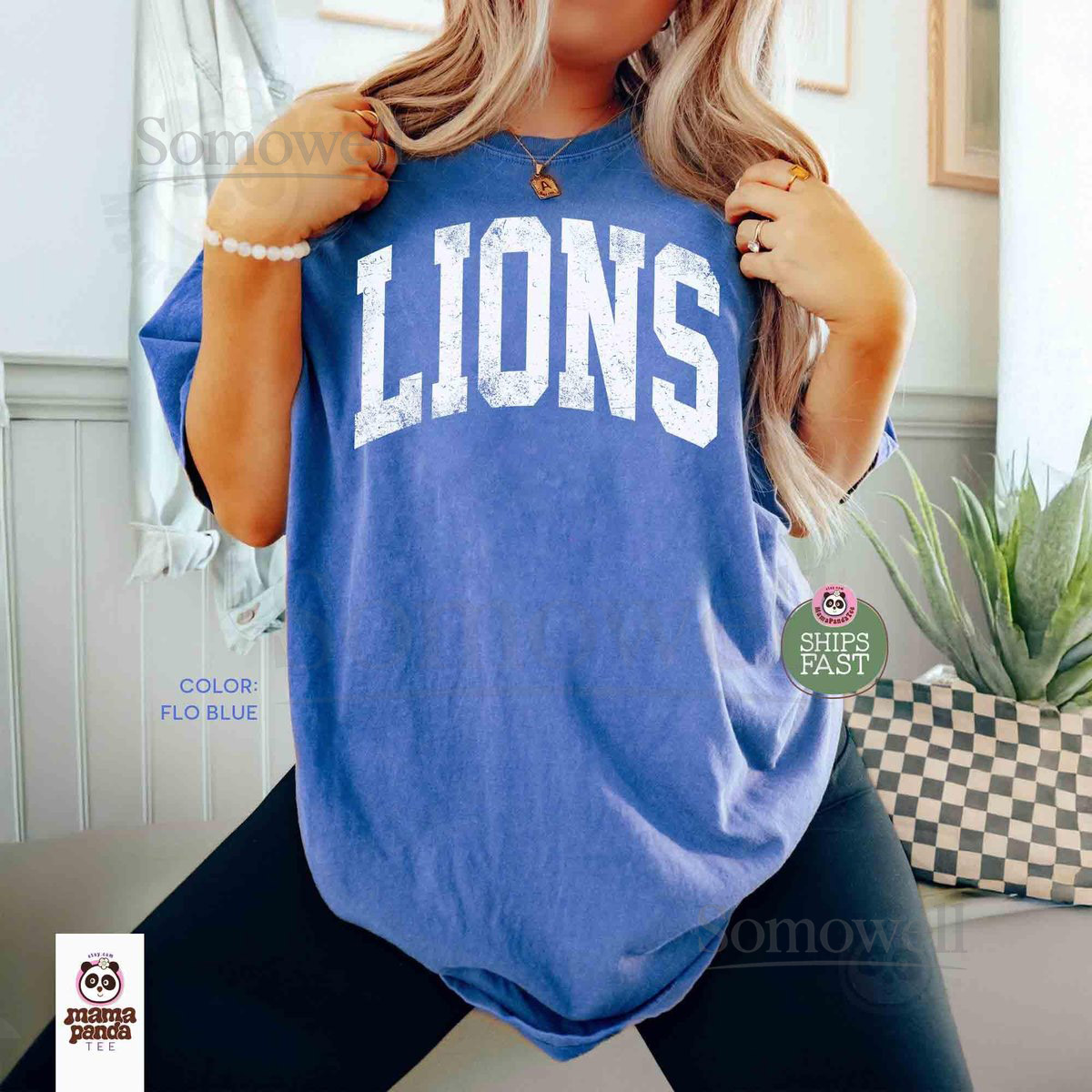 Comfort Colors Lions Shirt Vintage Lions Mascot Shirt Lions Game Day Football School Mascot Shirt Lions Spirit Lions Fan Shirt_66