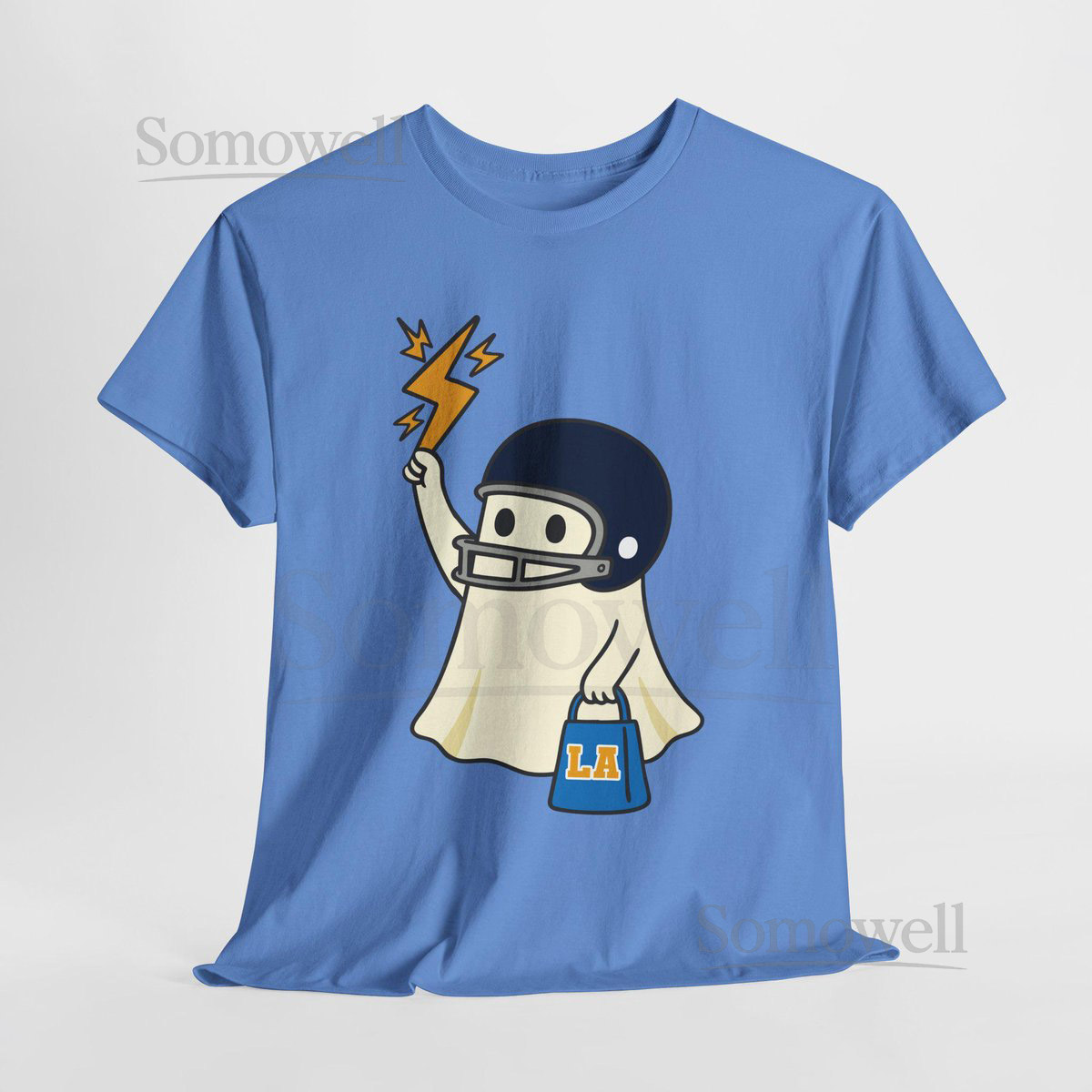 Halloween Ghost T-Shirt Los Angeles football shirt Los Angeles Game Day Blue and Gold Football shirt Los Angeles Fan Shirt_204