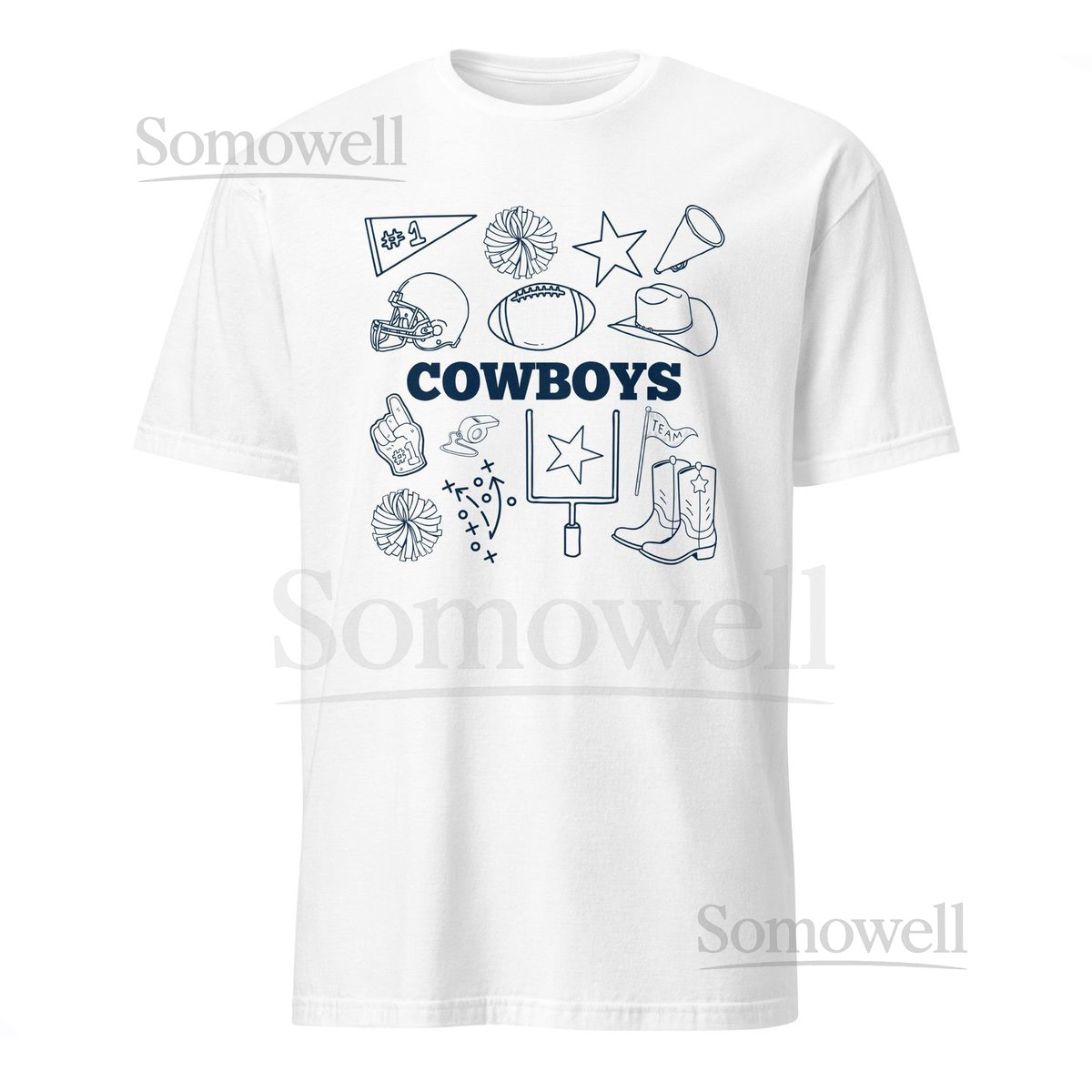Cowboys Game Day Shirt - Gildan Soft Style Shirt_93