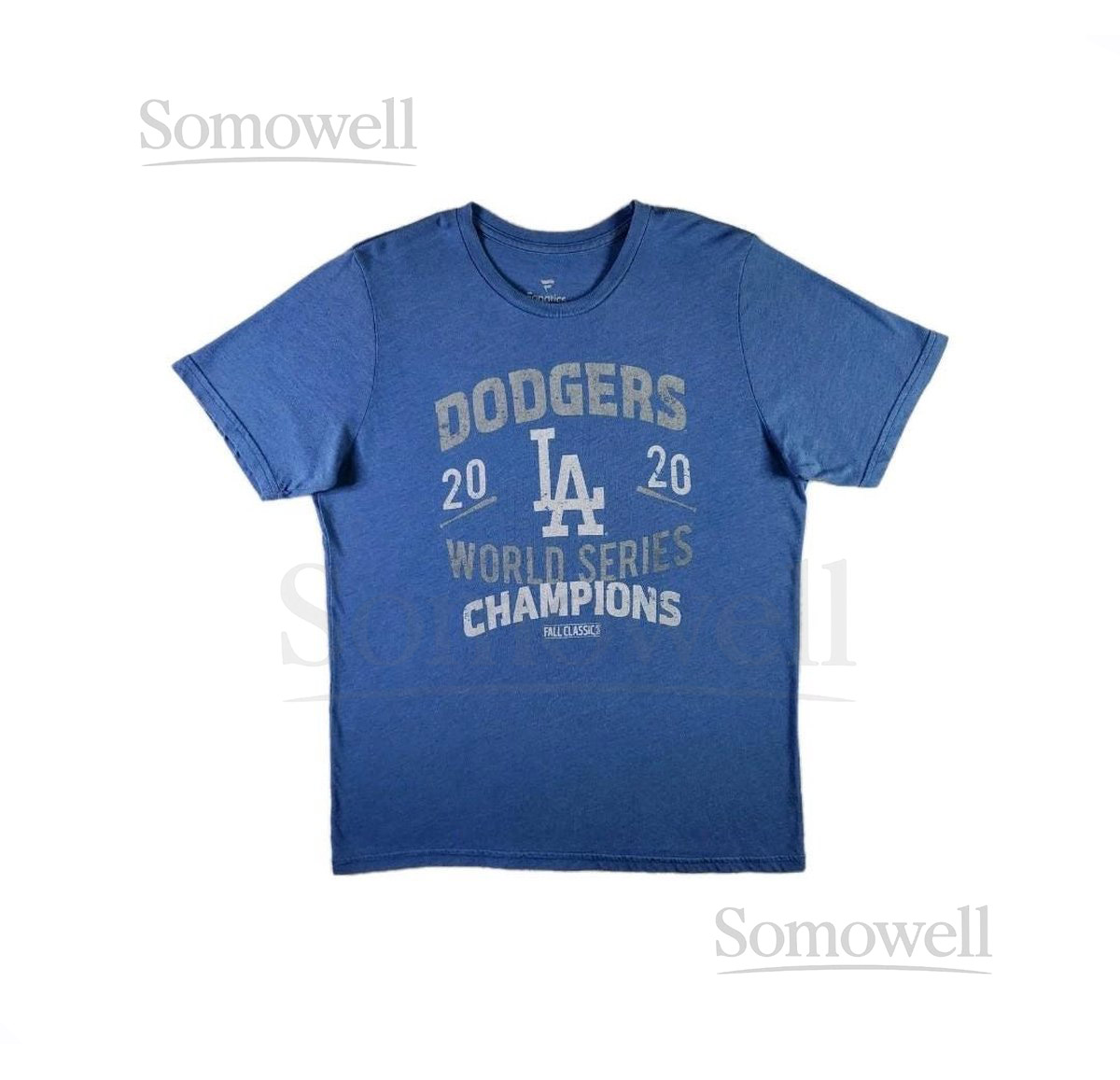 LA Dodgers T-shirt Medium Blue - MLB World Series Champions Baseball Sportswear Gift For Sports Fan Double Sided Graphic Made In USA_540