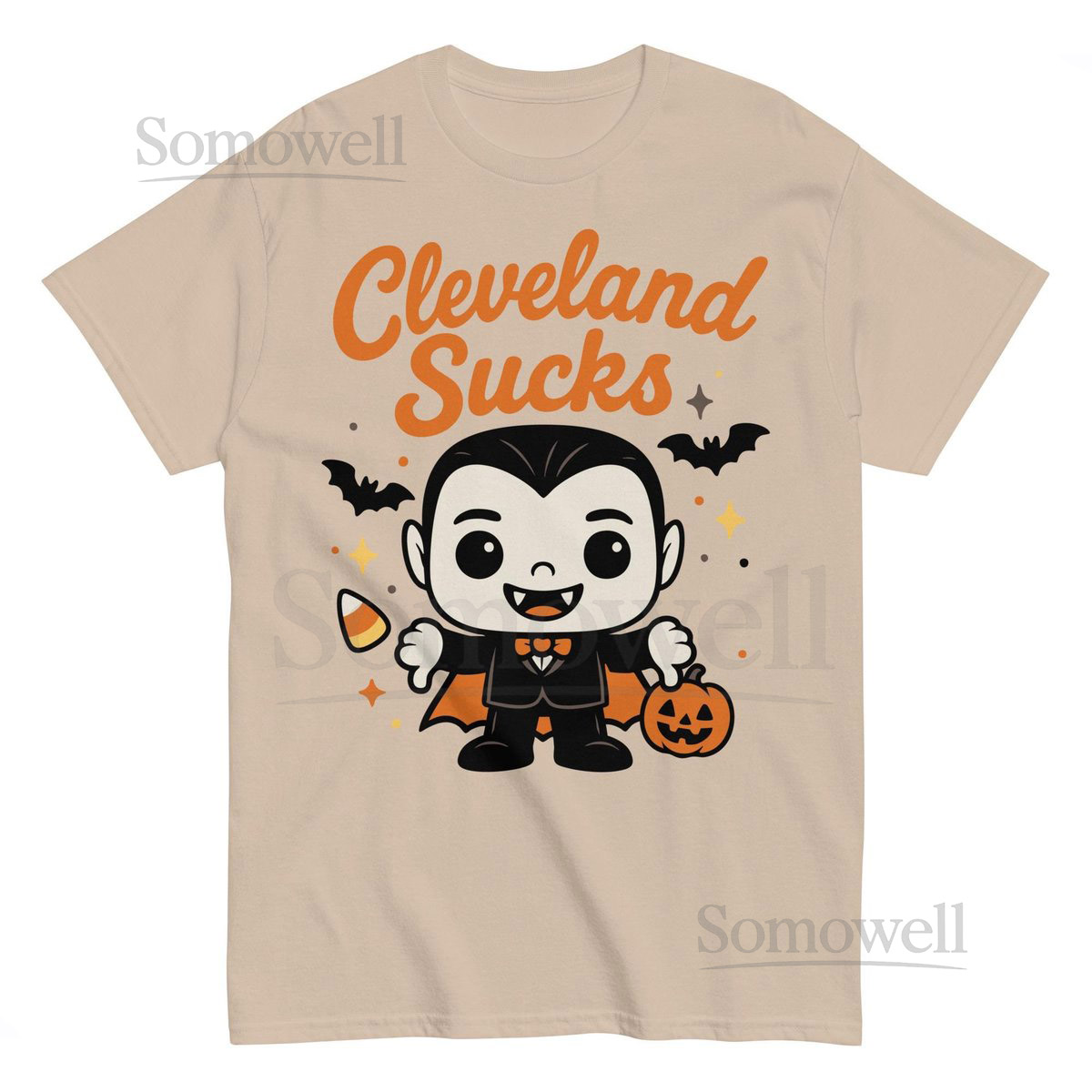 Cleveland Sucks Halloween Tee_342