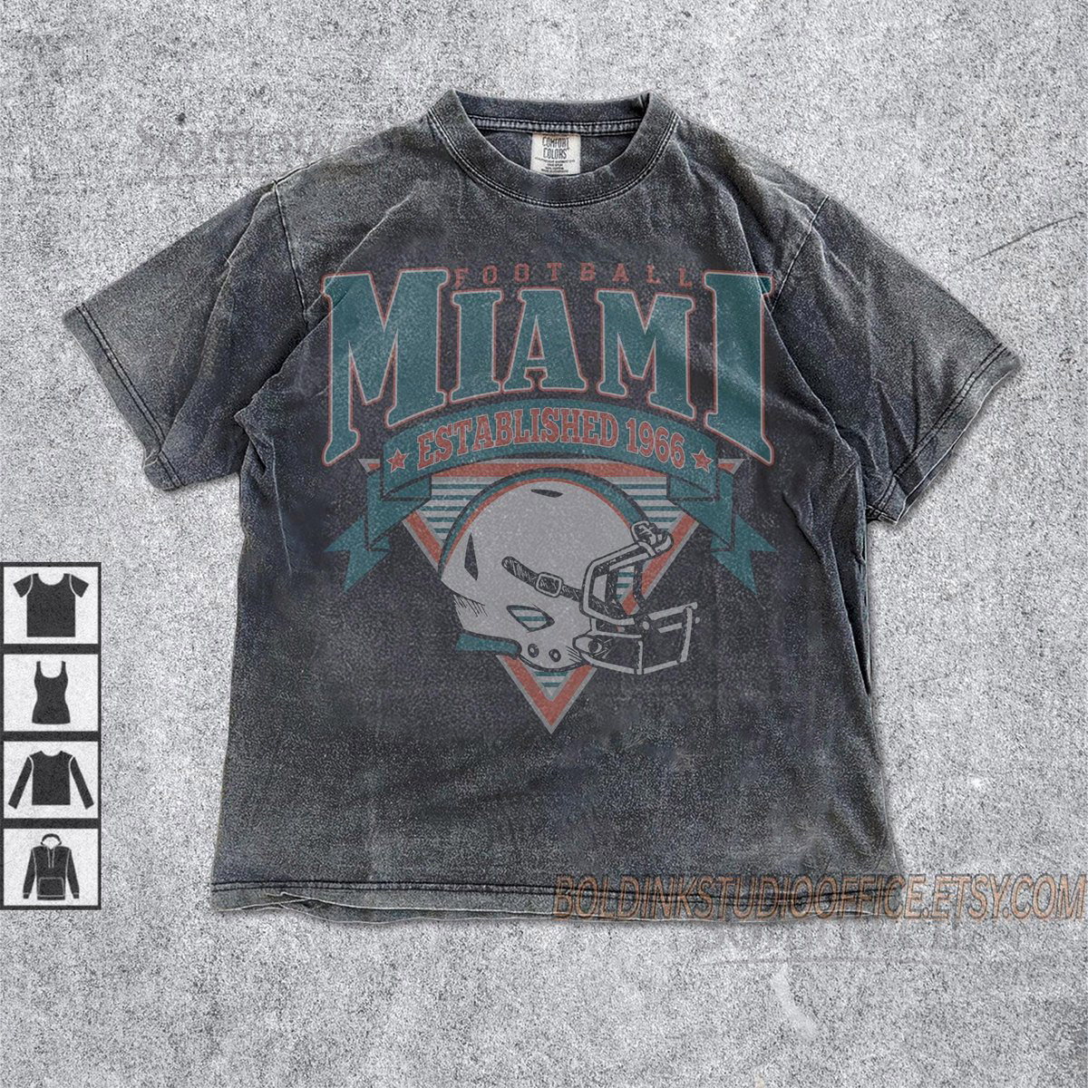 Comfort Colors Miami Football Shirt Sweatshirt Hoodie Miami Football T-shirt Miami Football Fan Gifts Shirt Football Tshirt_267