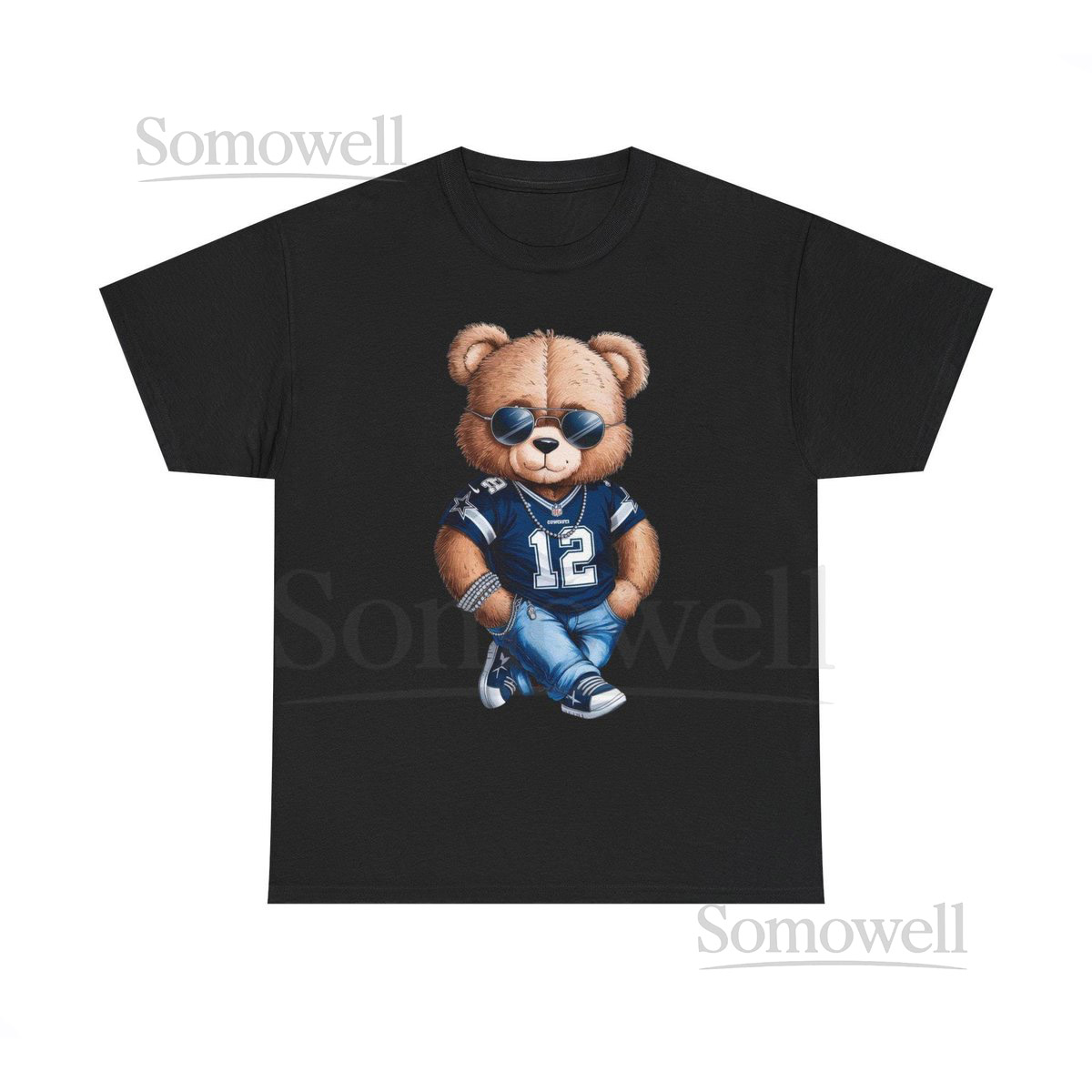 Dallas cowboys NFL Football Cool Bear Graphic Tee for Casual Vibes Gifts for HimHer Birthday Everyday Wear_155