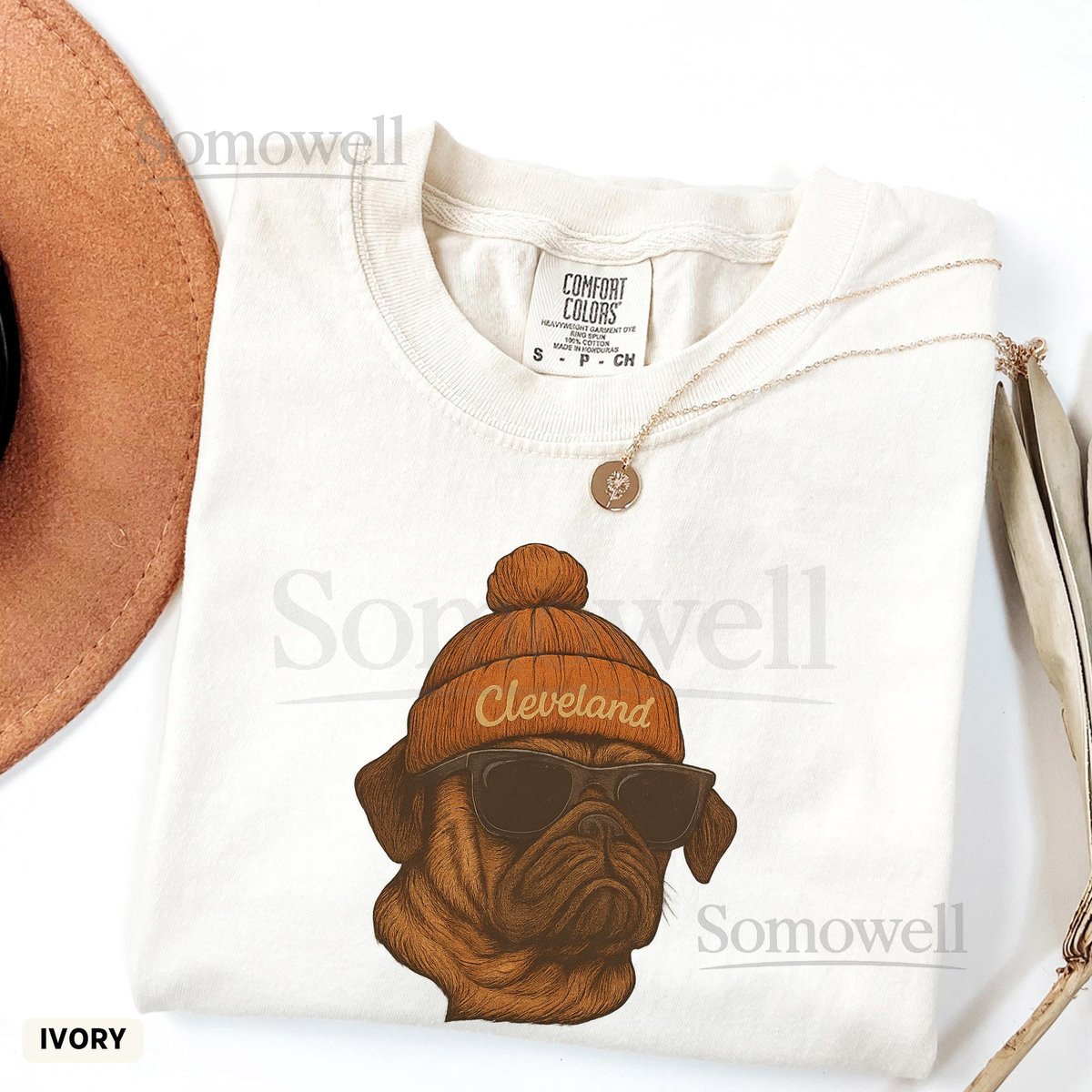 Cleveland Football Mascot Style Comfort Colors T-Shirt Retro Cleveland Football Shirt Vintage Cleveland Fan Gift Browns Football Apparel_293