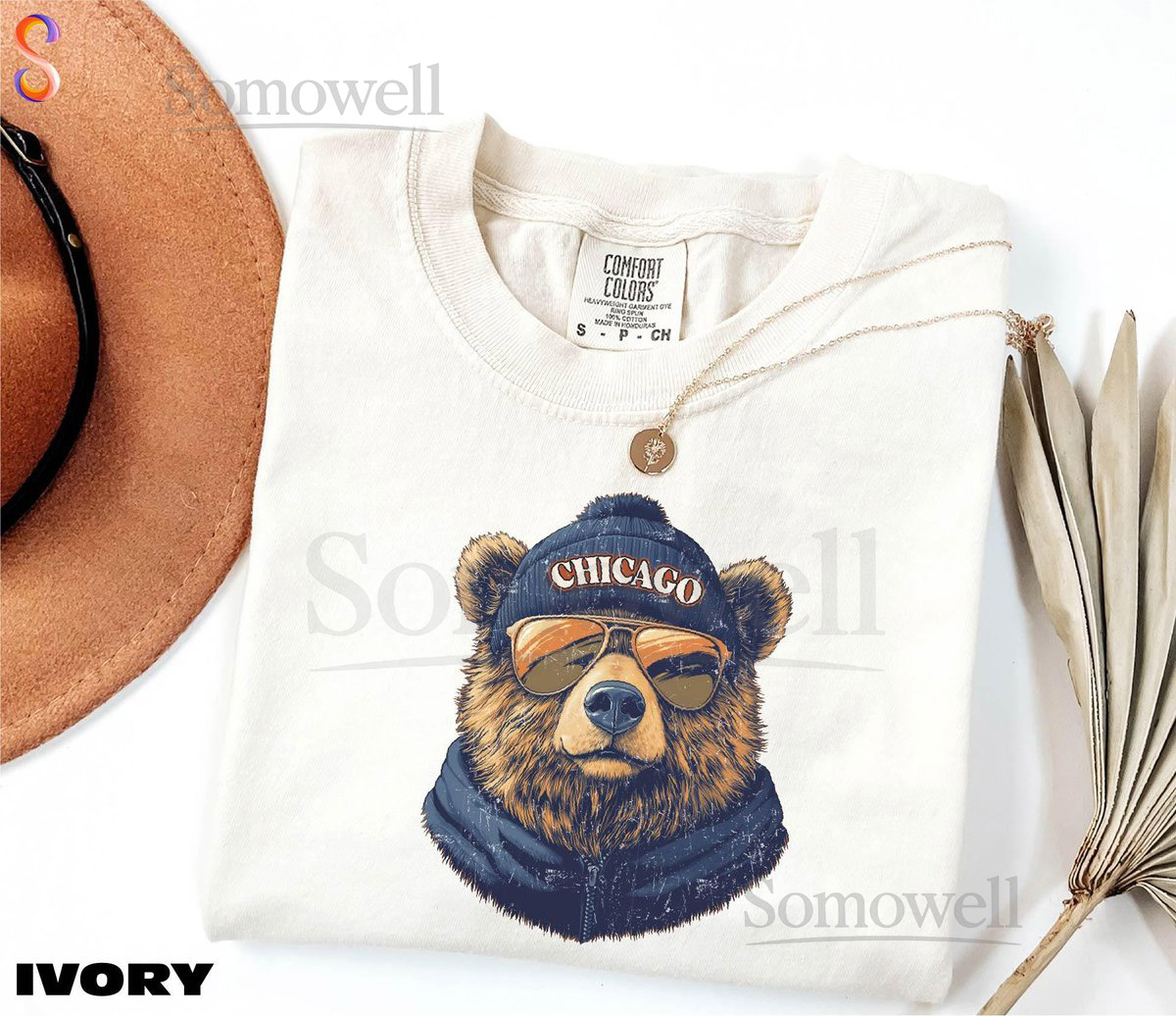 Chicago Football Shirt Game Day Tee Team Sweatshirt Chicago Bears Fan Gear Sweater Bear Sweatshirt Comfort Colors T-Shirt_466