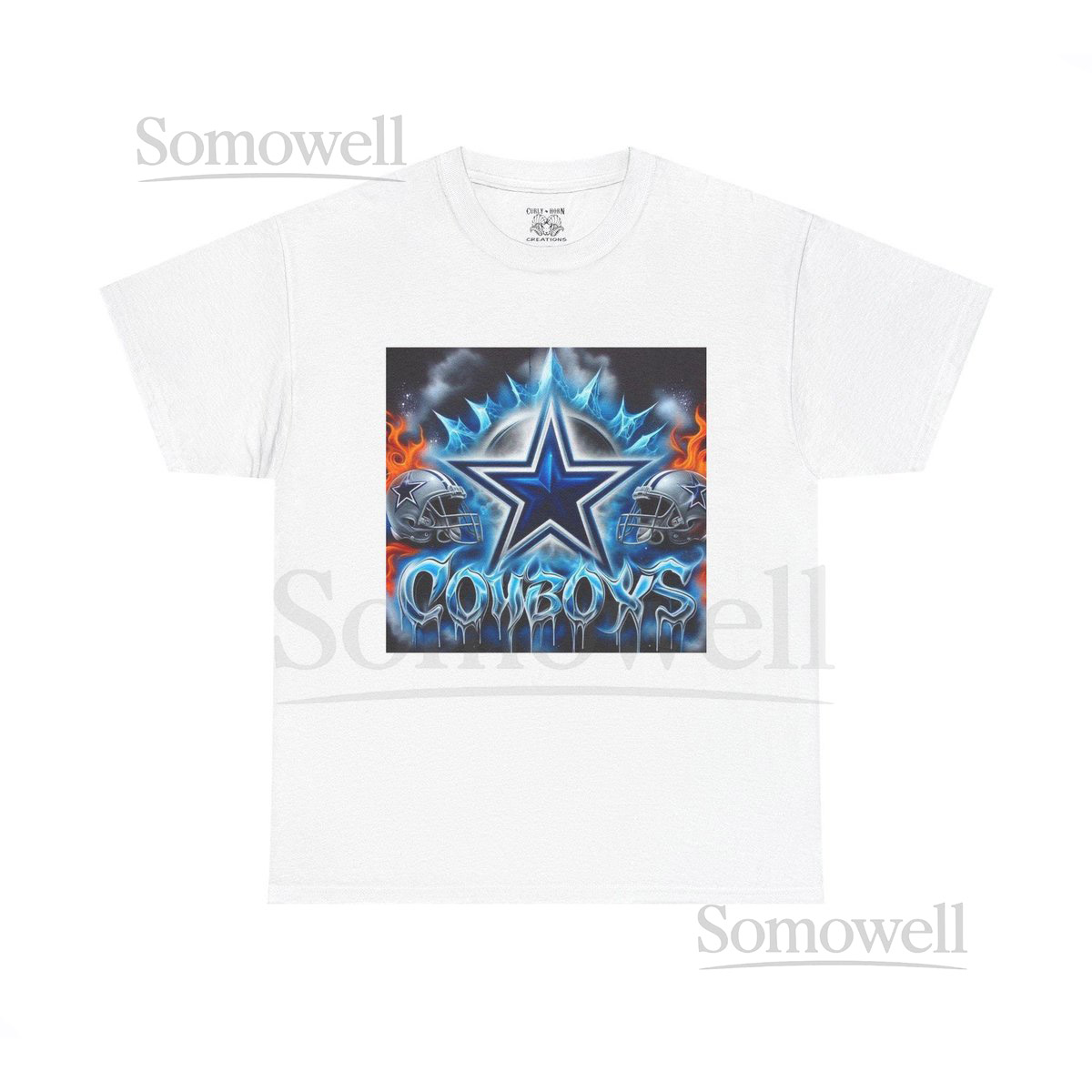 Dallas Cowboys Graphic Tee Unisex Heavy Cotton Shirt Sports Fan Apparel Football Game Outfits Team Spirit Wear_147