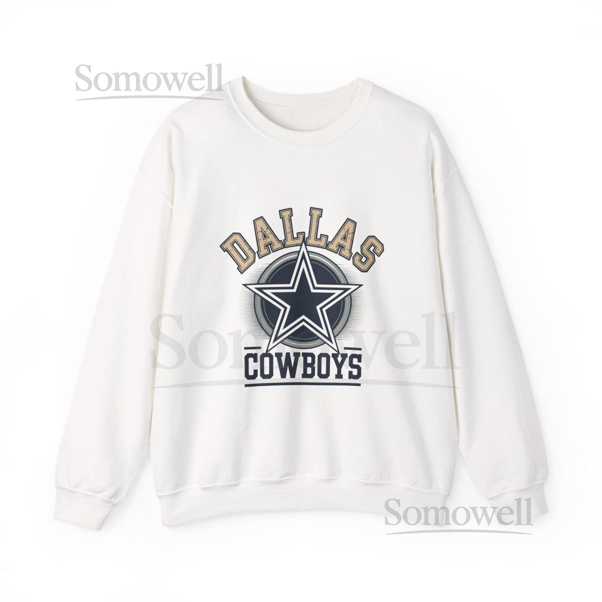 Dallas Cowboys Unisex Crewneck Sweatshirt NFL Fan Gift Comfortable Sports Apparel Game Day Outfit Casual Wear_181