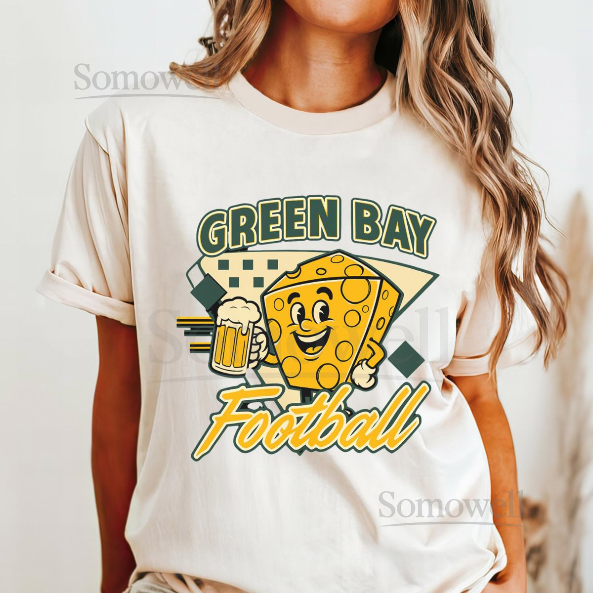 Retro Green Bay Football T-Shirt 80's and 90's Vibes Packers cool Retro Design Unisex Garment-Dyed Tee Comfort Colors_643