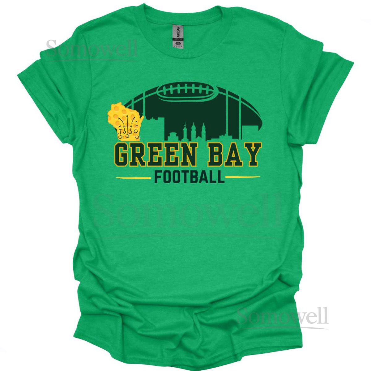 Green Bay Football Shirt Fun Pack Go Cheesehead Shirt Cute Green Bay Shirt QB Football Shirt Vintage Football Shirt Packers Fan Gift_401