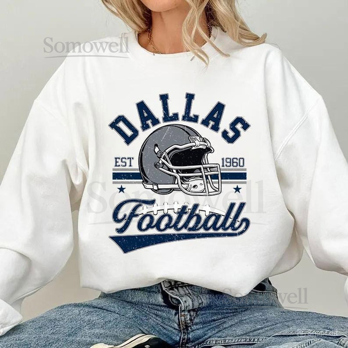 Vintage 90s Style Dallas Football Vintage Style Shirt Dallas Football Sweatshirt Cowboy Shirt Dallas Shirt Football Shirt Dallas Fans_515