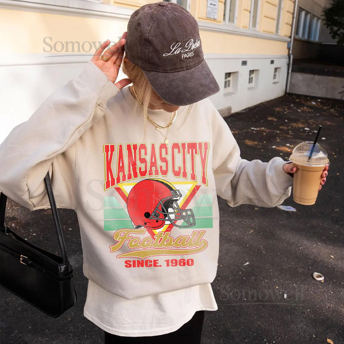 Kansas City Vintage Football Sweatshirt Crewneck Game Day Kansas City Fan GiftsSweat-Aldult-Youth TshirtBaseball HoodieFootball tee H7_47