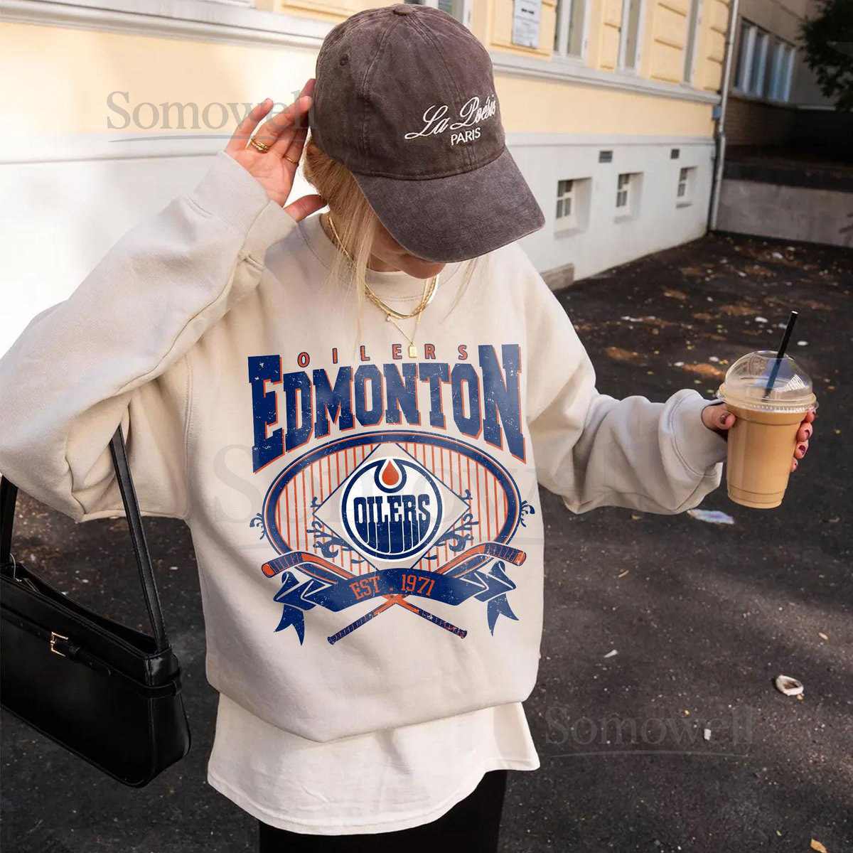 Edmonton Oilers Hockey SweatshirtVintage Graphic TeeHockey Gift For Fan Sweat-Aldult-Youth TshirtRetro Hoodie D2_54
