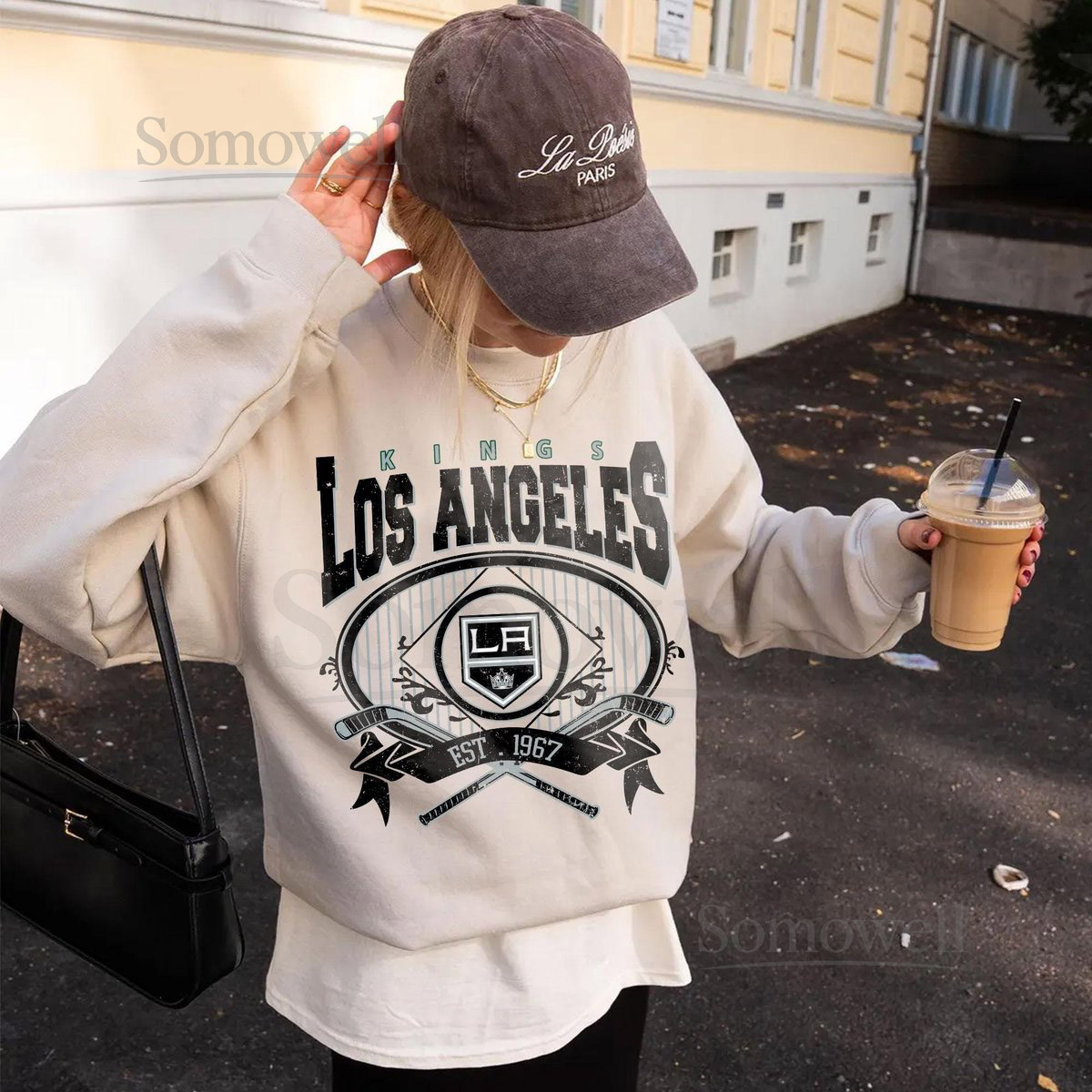 Los Angeles Kings Hockey SweatshirtVintage Graphic TeeHockey Gift For Fan Sweat-Aldult-Youth TshirtRetro Hoodie D2_261