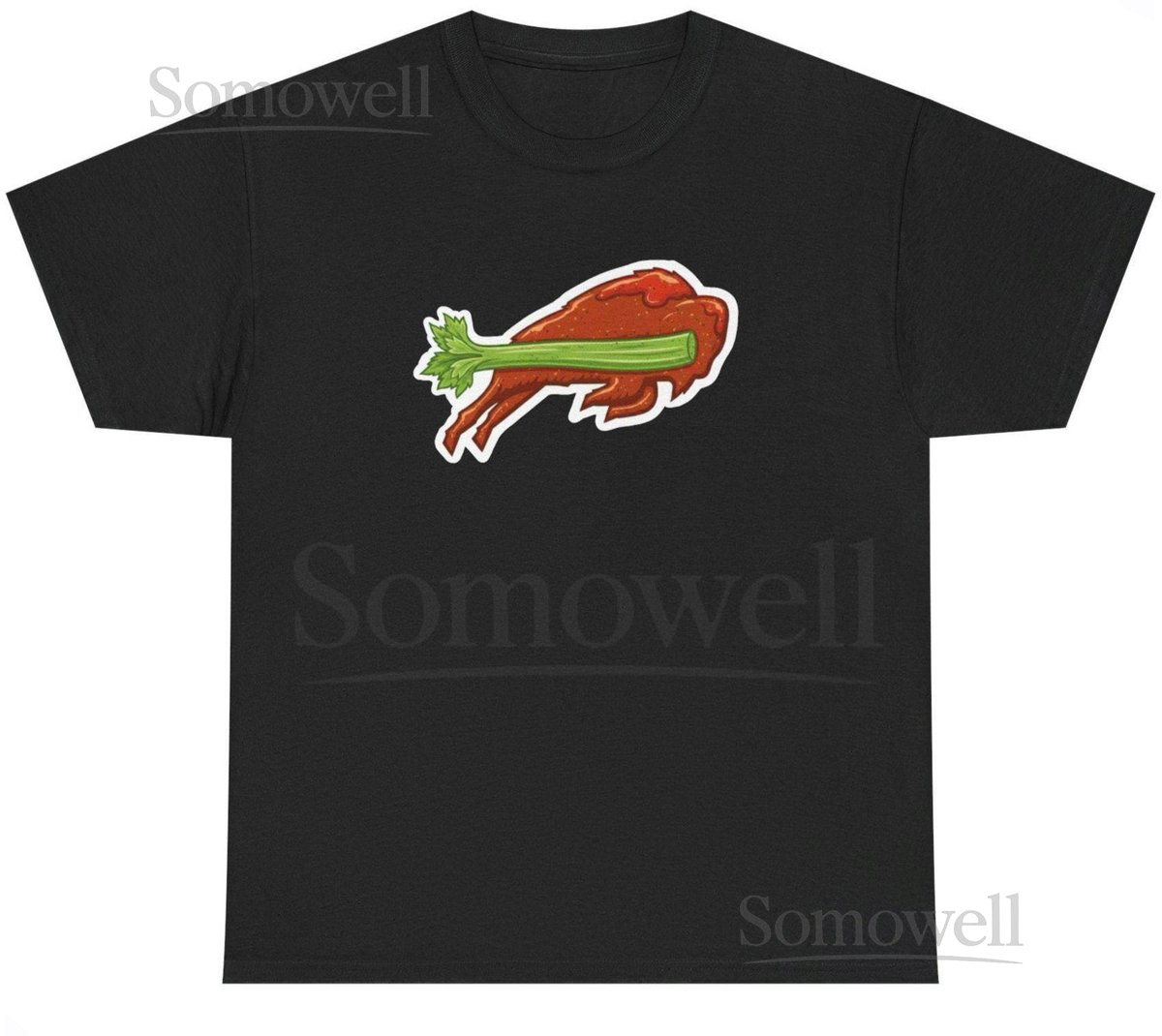 Buffalo Bills Chicken Wing Tee Game Day Apparel Football Fan Gift_222