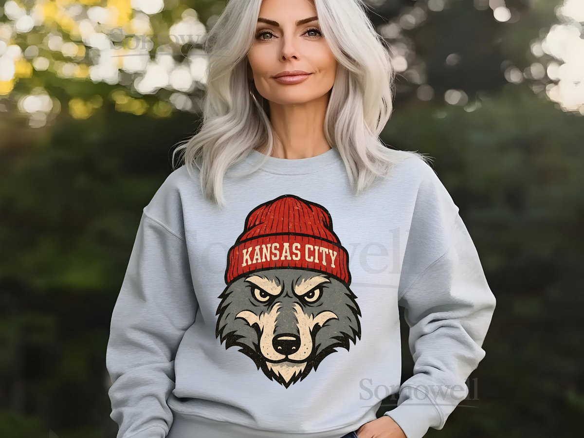 Vintage Kansas City Mascot Football Shirt Game Day Shirt Football Mom Gift Football Gift Gift For Her Football Season Shirt_802