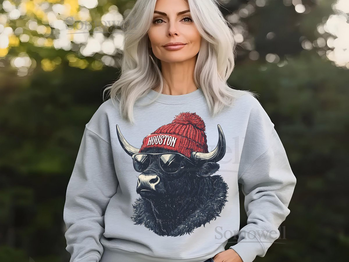 Vintage Houston Mascot Football Shirt Game Day Shirt Football Mom Gift Football Gift Gift For Her Football Season_965