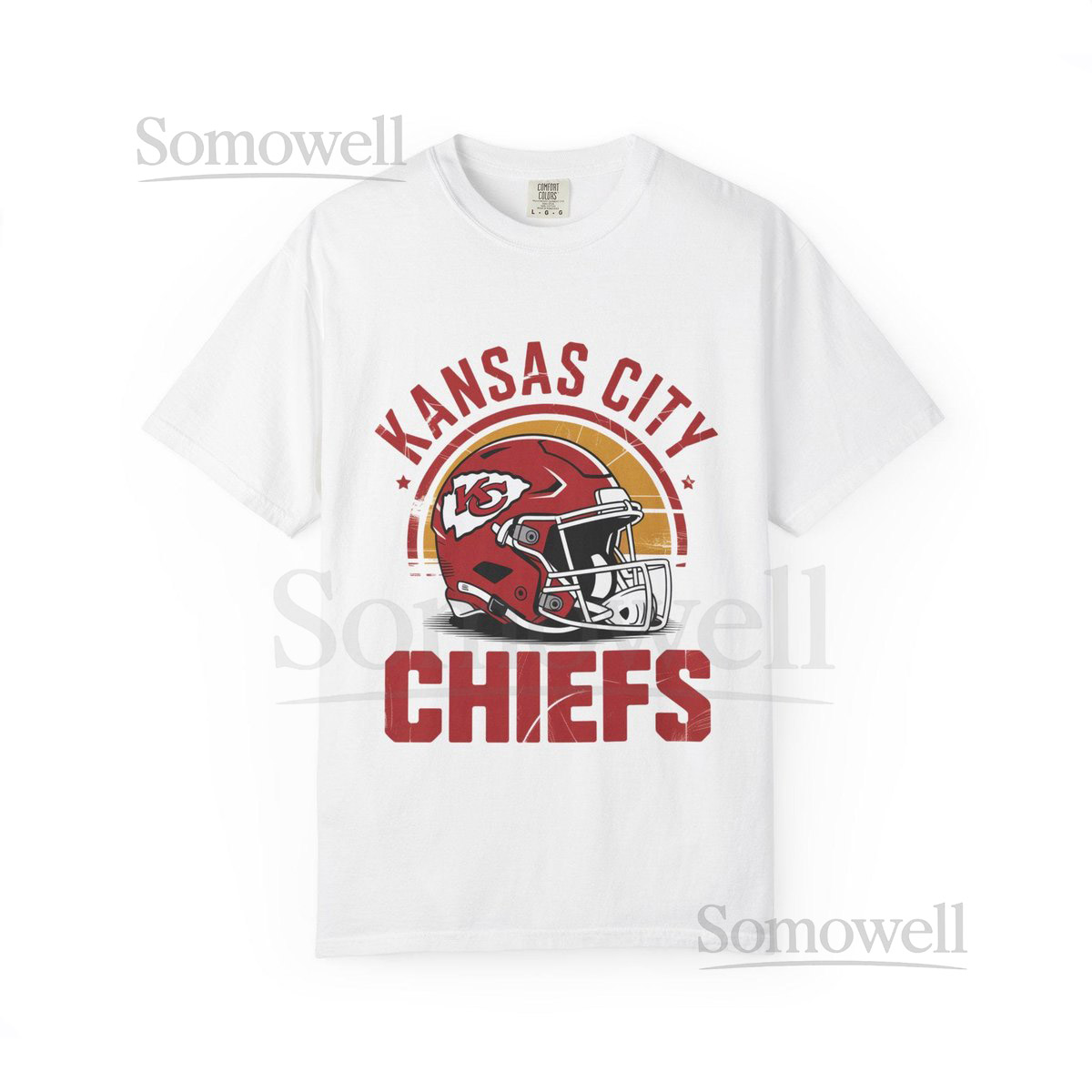 Kansas City Chiefs Vintage Unisex T-Shirt Casual Sportswear Game Day Apparel Football Gift Team Spirit Clothing_325