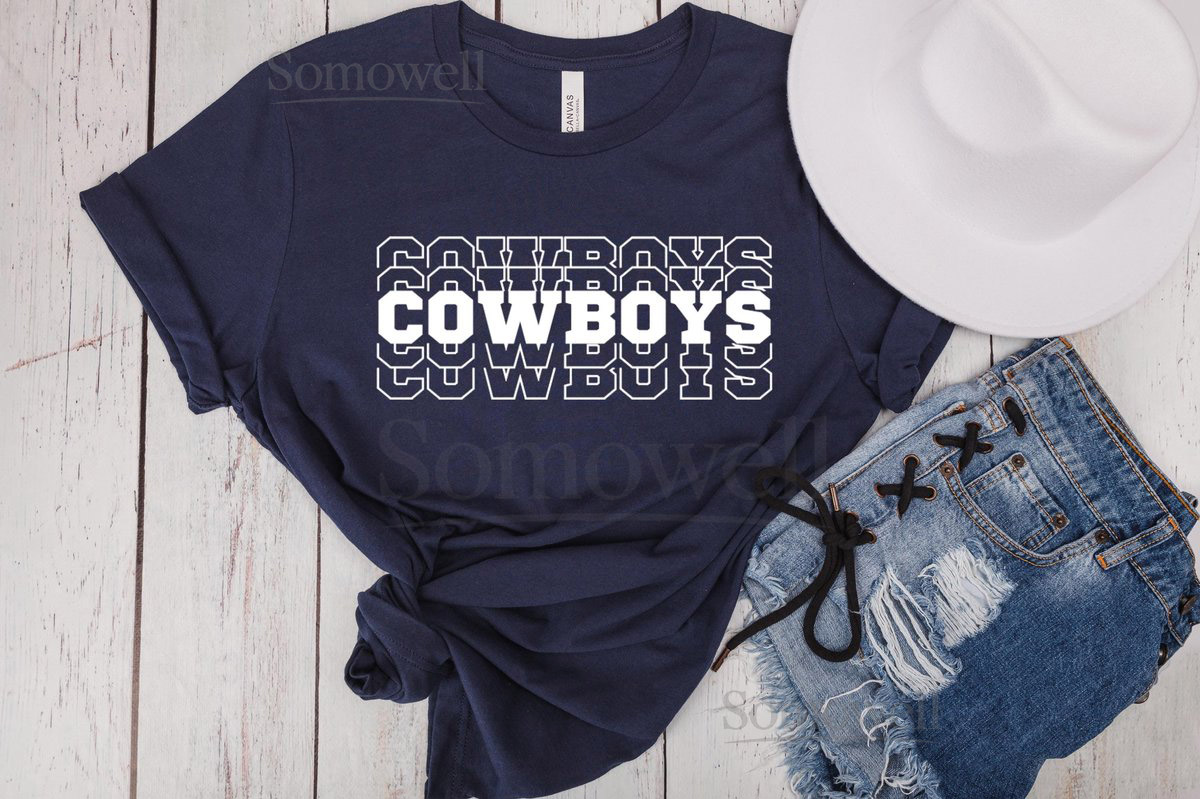 Dallas Cowboys Football SVG Game Day Shirt Design Instant Download_136