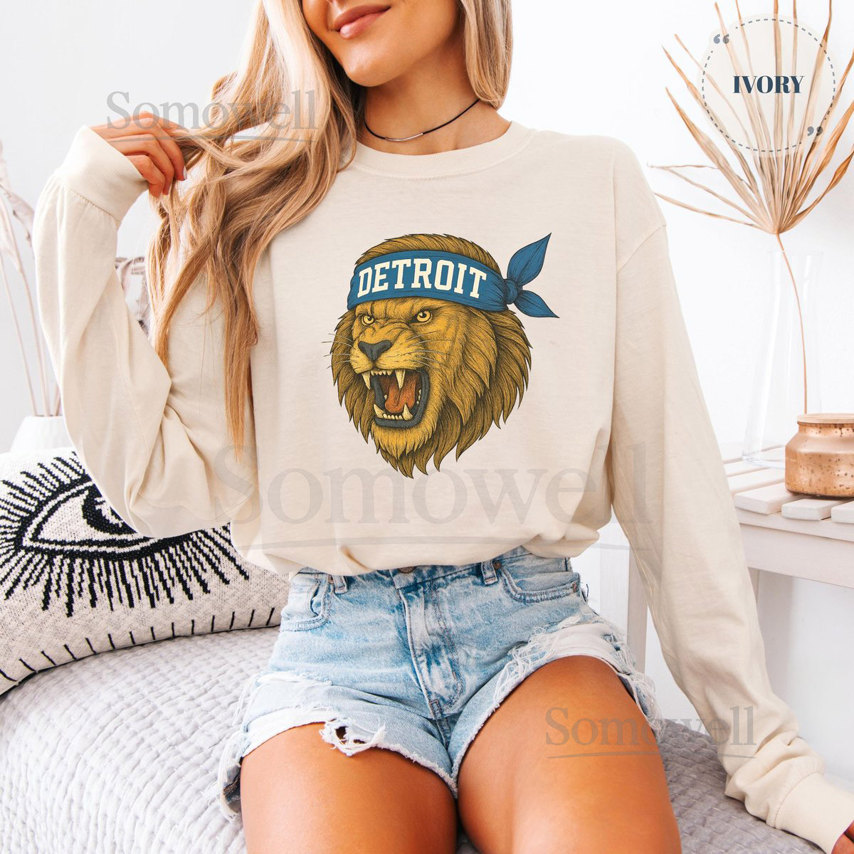 Detroit Football Comfort Colors Tee Womens Game Day Graphic Shirt Cool Detroit Fan Apparel Gift Vintage Detroit Lions Football Shirt_99