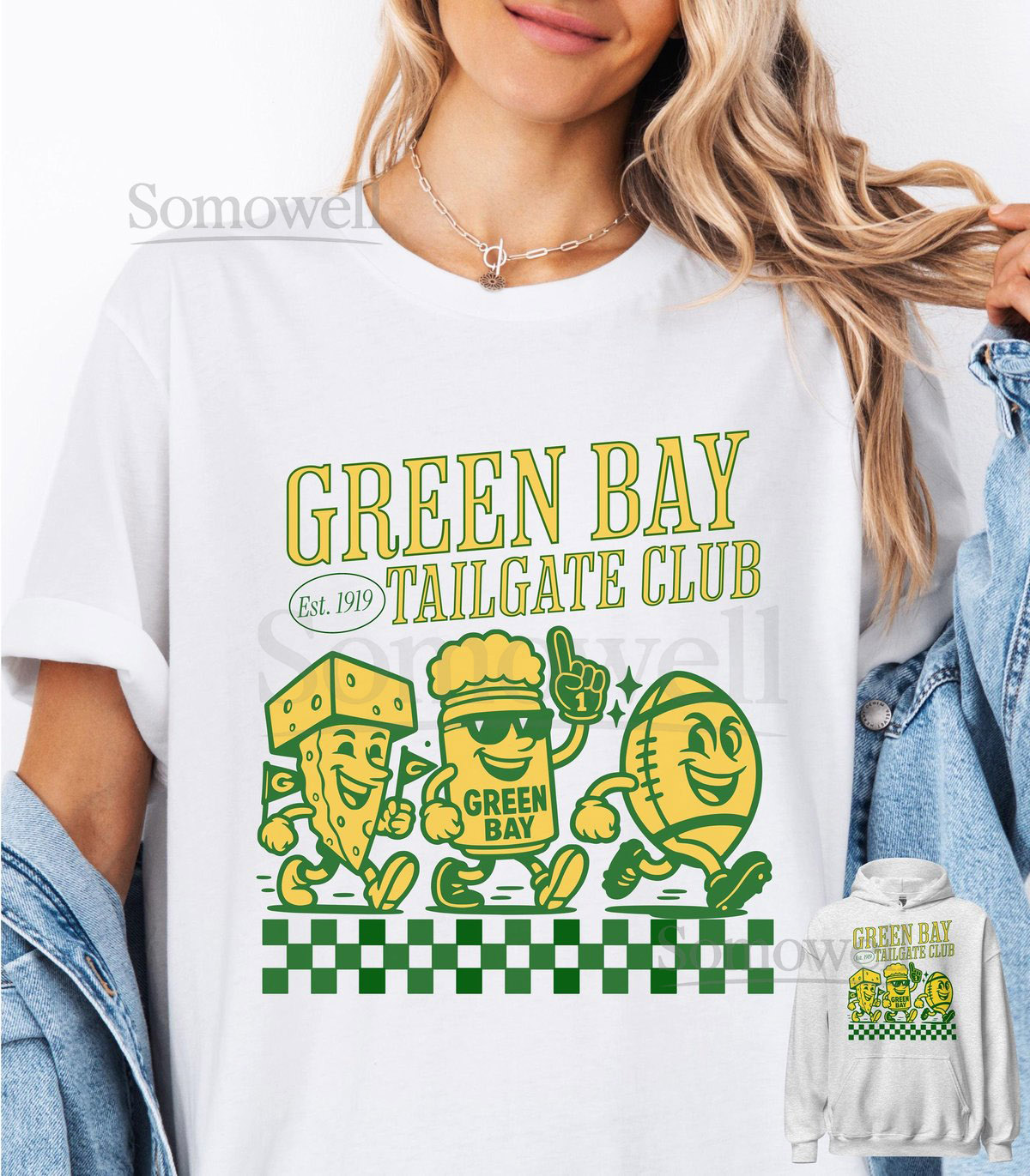 Retro Green Bay Football Tailgate Shirt Game Day Tee_642