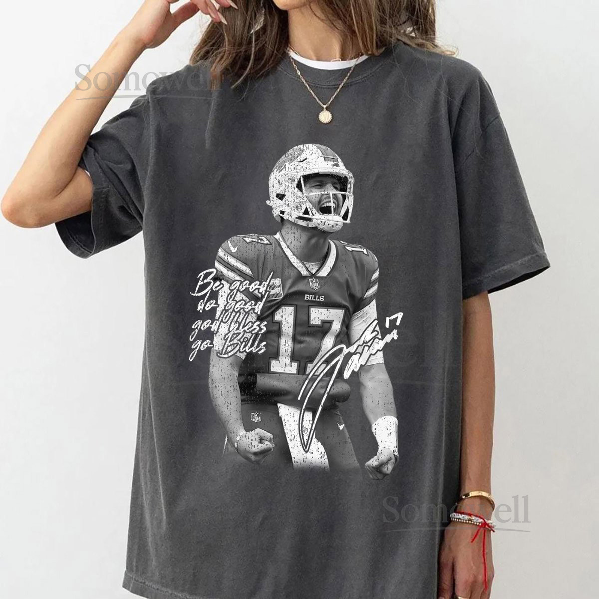 Vintage Buffalo Josh Allen Comfort Color Shirt Josh Allen Game Day Shirt Josh Allen Buffalo Bills Football Shirt Bills Football Shirt_1019