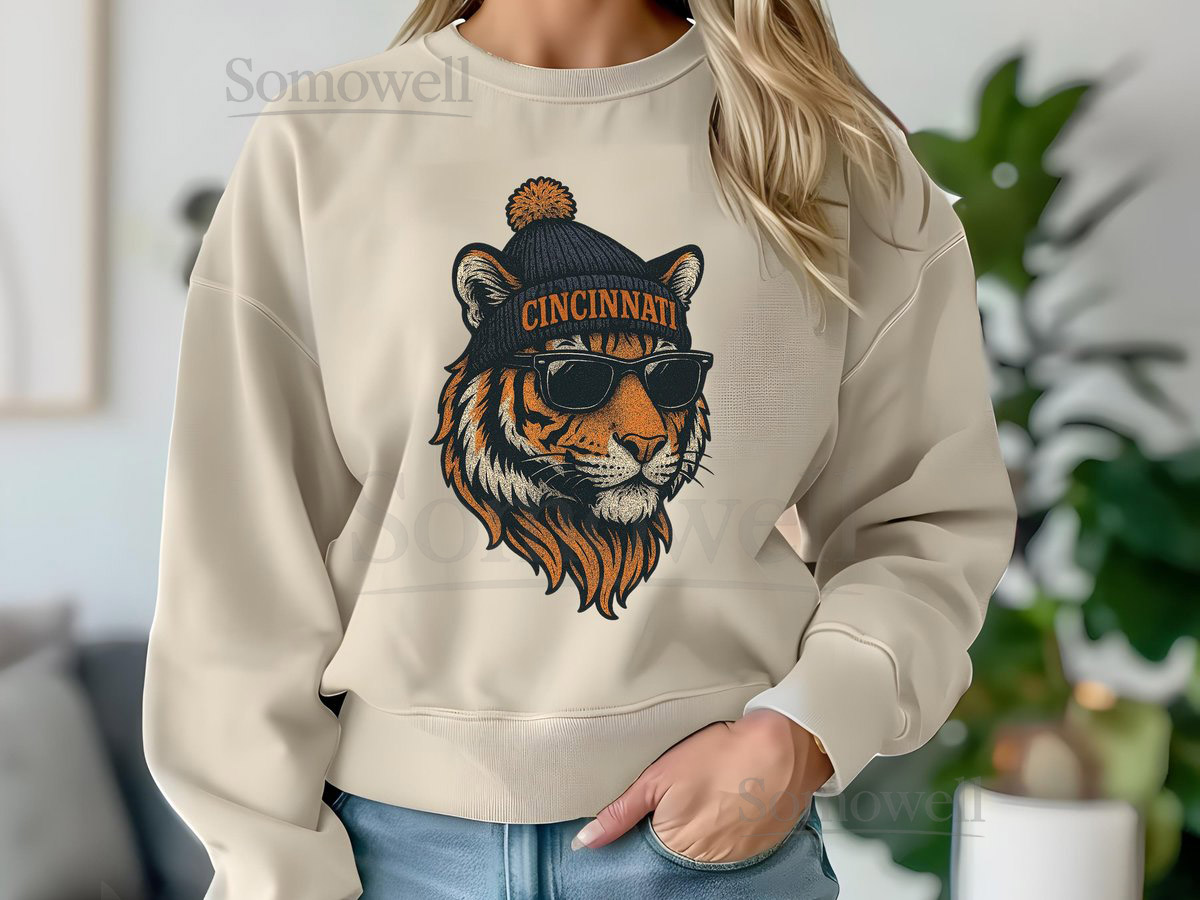Cincinnati Bengals NFL Crewneck Sweatshirt - Unisex Casual US Cotton Jersey_497