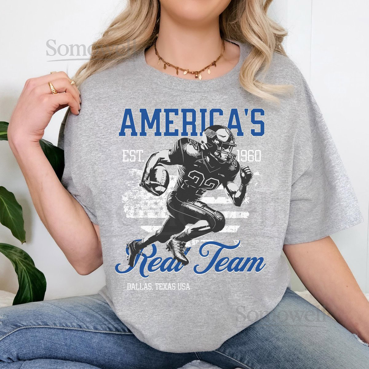 Dallas Cowboys Women's T-Shirt NFL Football Game Day Tee_189