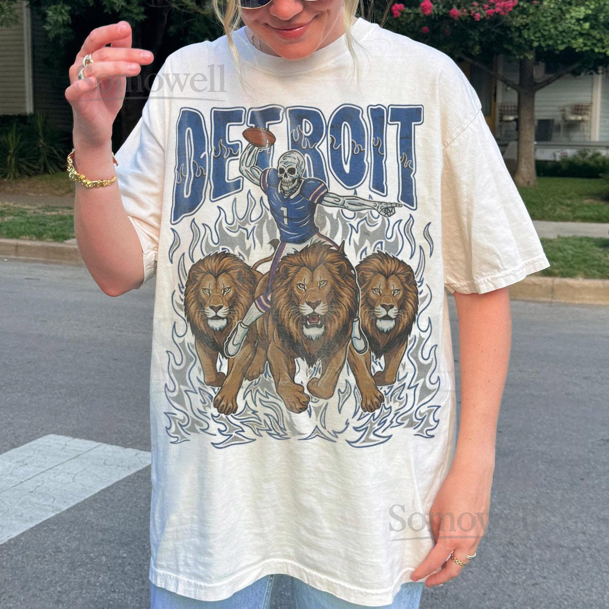 Vintage Detroit Lions Shirt Retro Detroit Football Graphic Tee Old School Game Day Apparel Lions Fan Gift Shirt_716