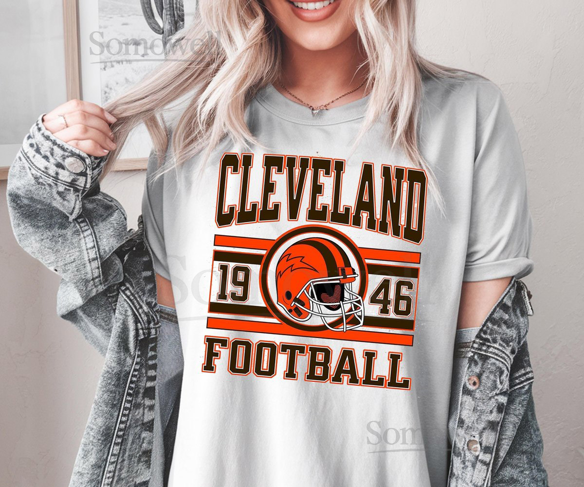 Vintage Cleveland Football Sweatshirt T-Shirt And Hoodie Trendy Cleveland Football Fan Gift Cleveland Game Day Shirt Cleveland Hoodie_55