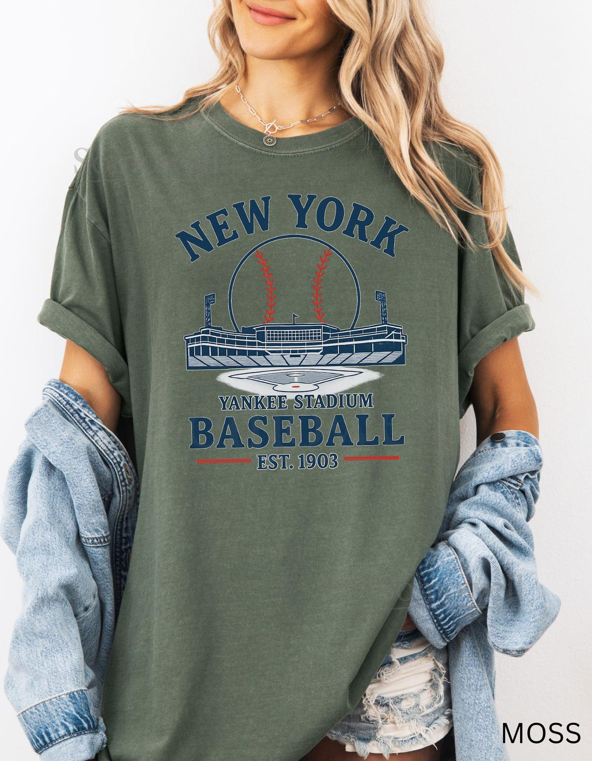new Vintage Boston Baseball T-Shirt Comfort Colors Retro Tee_714