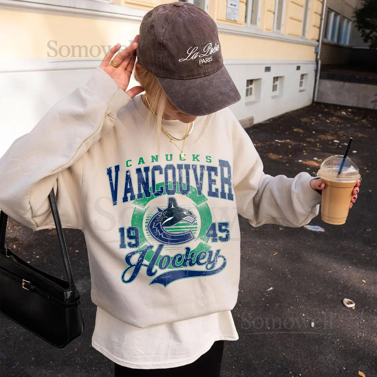 Vancouver Canucks Hockey SweatshirtVintage Graphic TeeHockey Gift For Fan Sweat-Aldult-Youth TshirtRetro Hoodie GF6_662