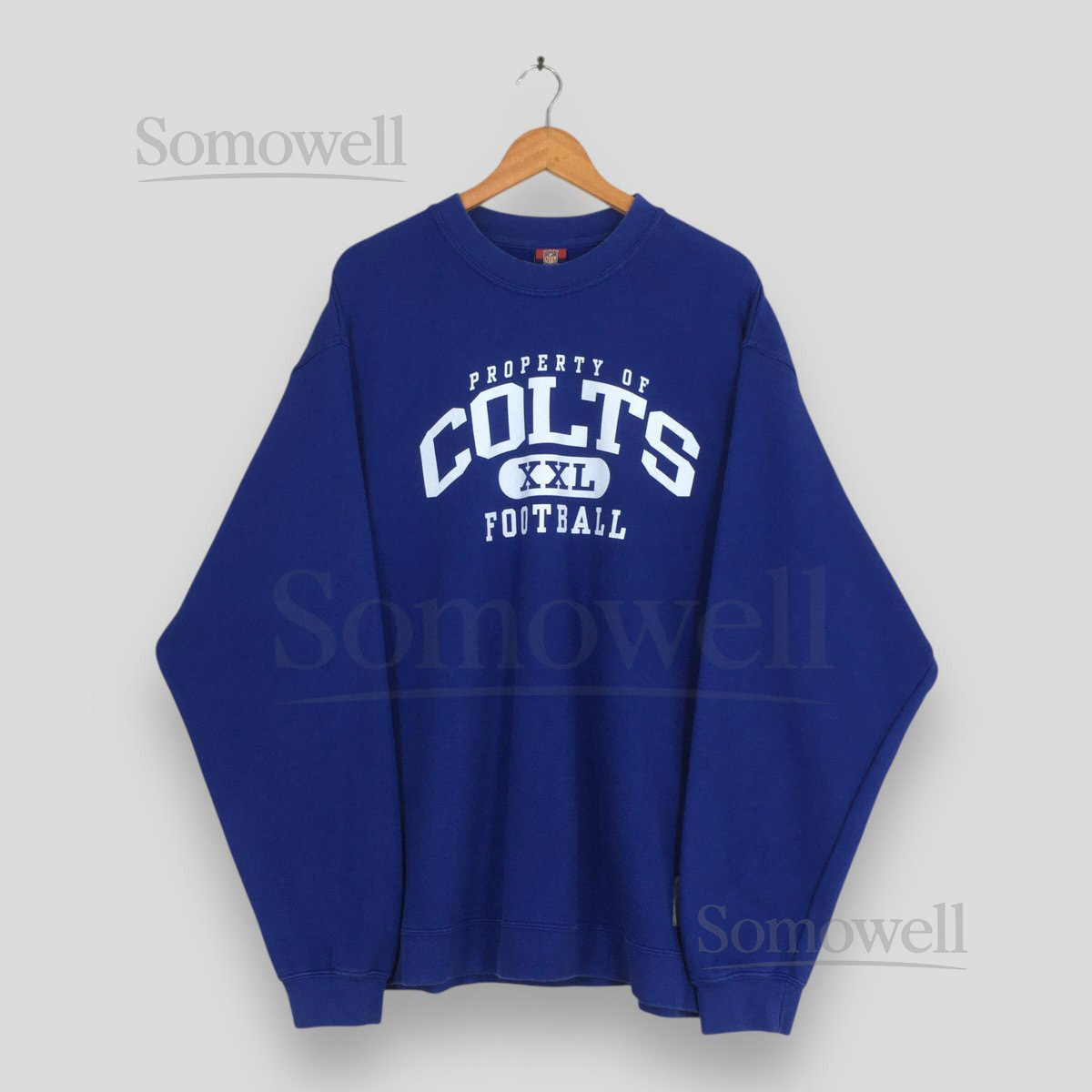 Vintage Indianapolis Colts NFL Sweatshirt XLarge Property of Colts XXL Printed Pullover Indianapolis Colts Football Crewneck Sweater S_984