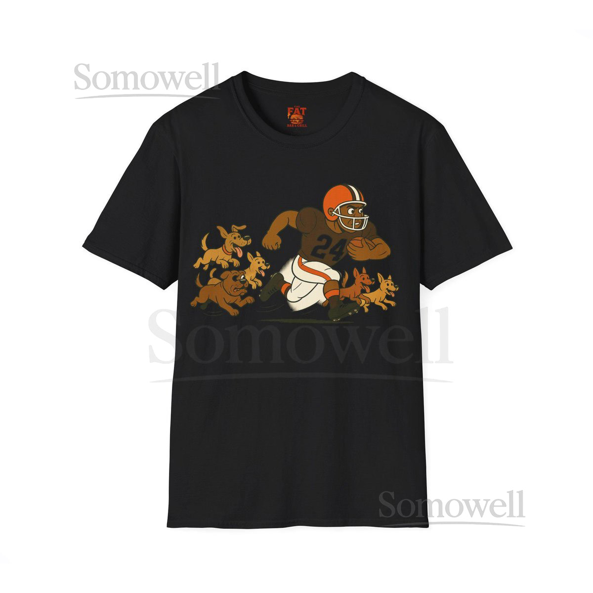 Football Runningback Football Fan Apparel Cleveland Football Tee Sports Team T-Shirt Unisex Graphic Top NFL Merchandise_452